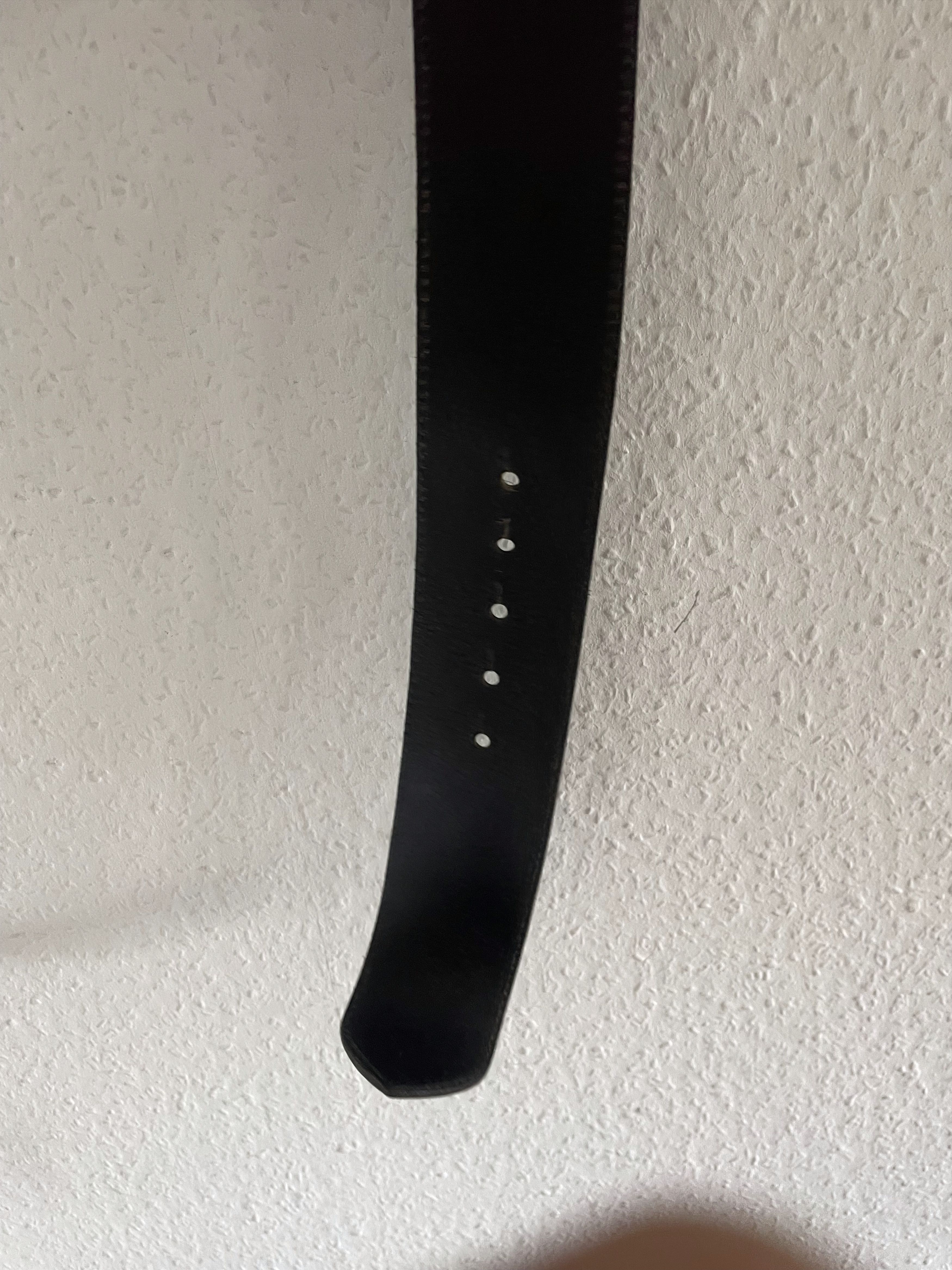 Dsquared2 Speed Oil Big Buckle Leather Belt Size 34 - 7 Thumbnail