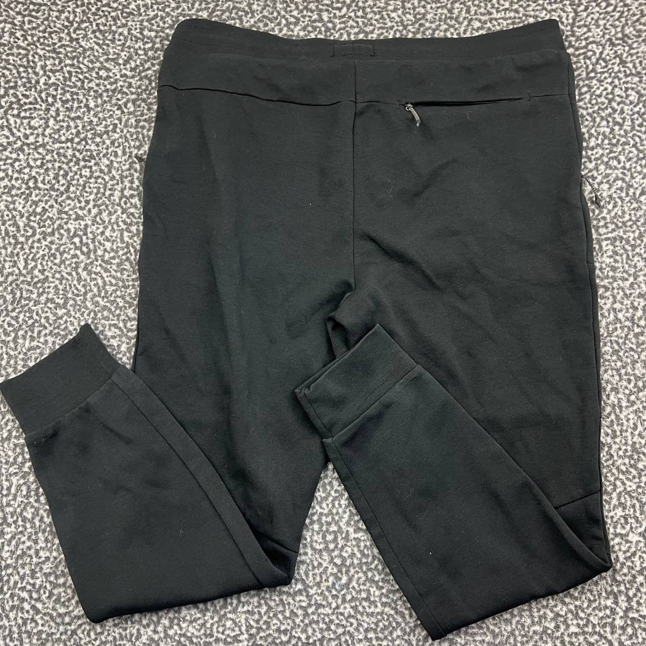Express Express Jogger Sweatpants Men Large Black Stretch Zipper L Size US 35 - 2 Thumbnail