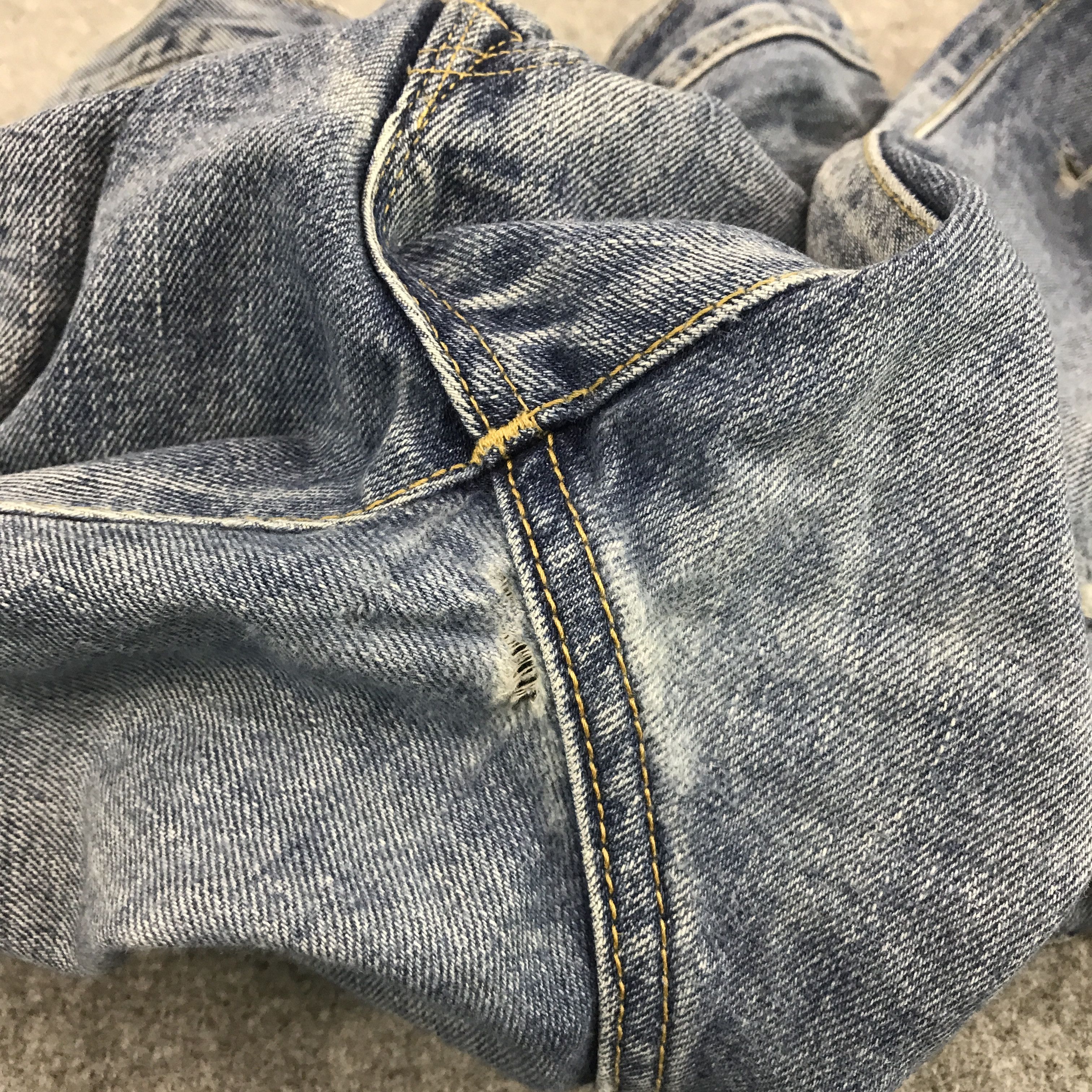 Edwin × Japanese Brand BAGGY EDWIN JAPN DESIGN DISTRESSED JEAN Size US 33 - 9 Thumbnail