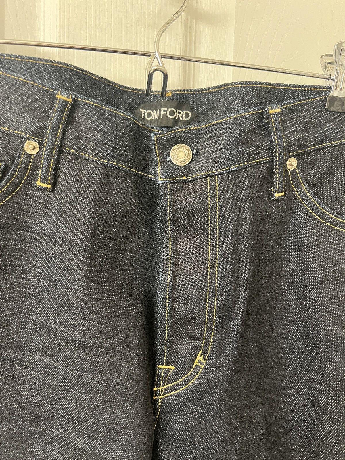 Tom Ford Vintage Tom Ford Selvedge Raw Straight-Leg Jeans 38x34 NWT Size US 38 / EU 54 - 5 Thumbnail