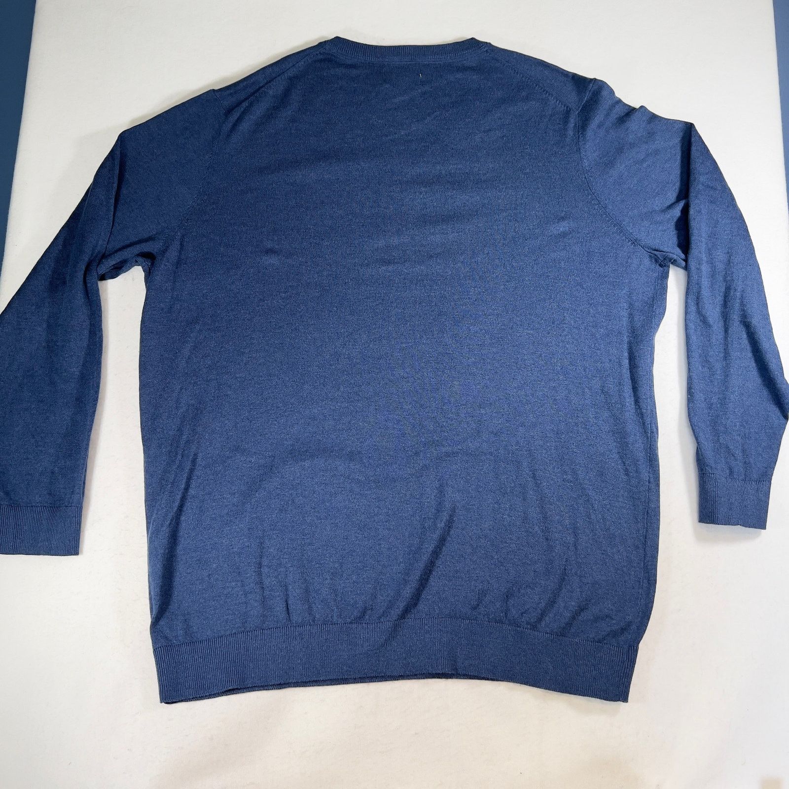 Vintage Foundry Foundry Supply Co V Neck Sweater Men 4XLT TALL Pullover Blue Size US XL / EU 56 / 4 - 3 Thumbnail