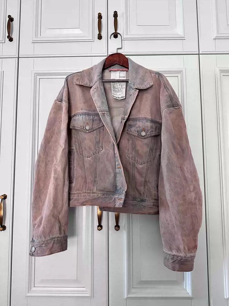 Acne Studios Acne Studios Denim gradient tie dye jacket Size US S / EU 44-46 / 1 - 1 Thumbnail