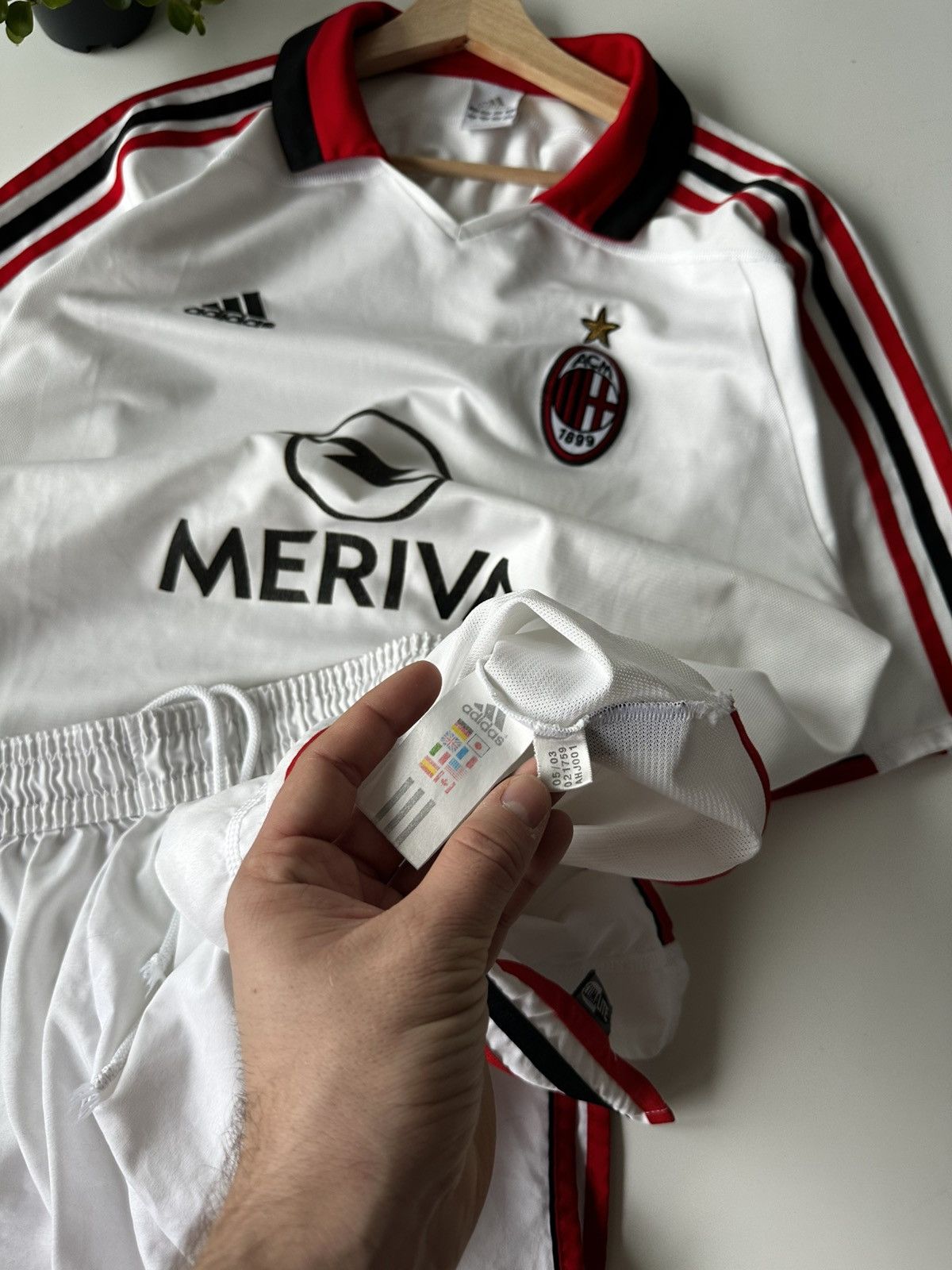 Adidas Vintage Adidas Milan 2003/2004 Size US XL / EU 56 / 4 - 9 Thumbnail