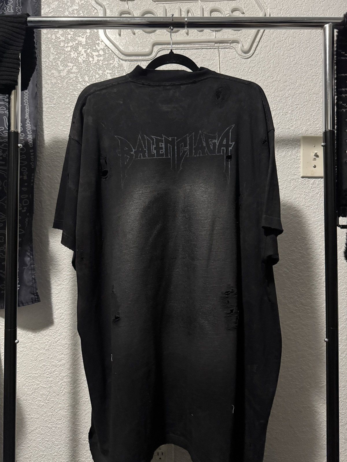 Balenciaga Balenciaga Paris Moon Short Sleeve Size US XL / EU 56 / 4 - 2 Thumbnail