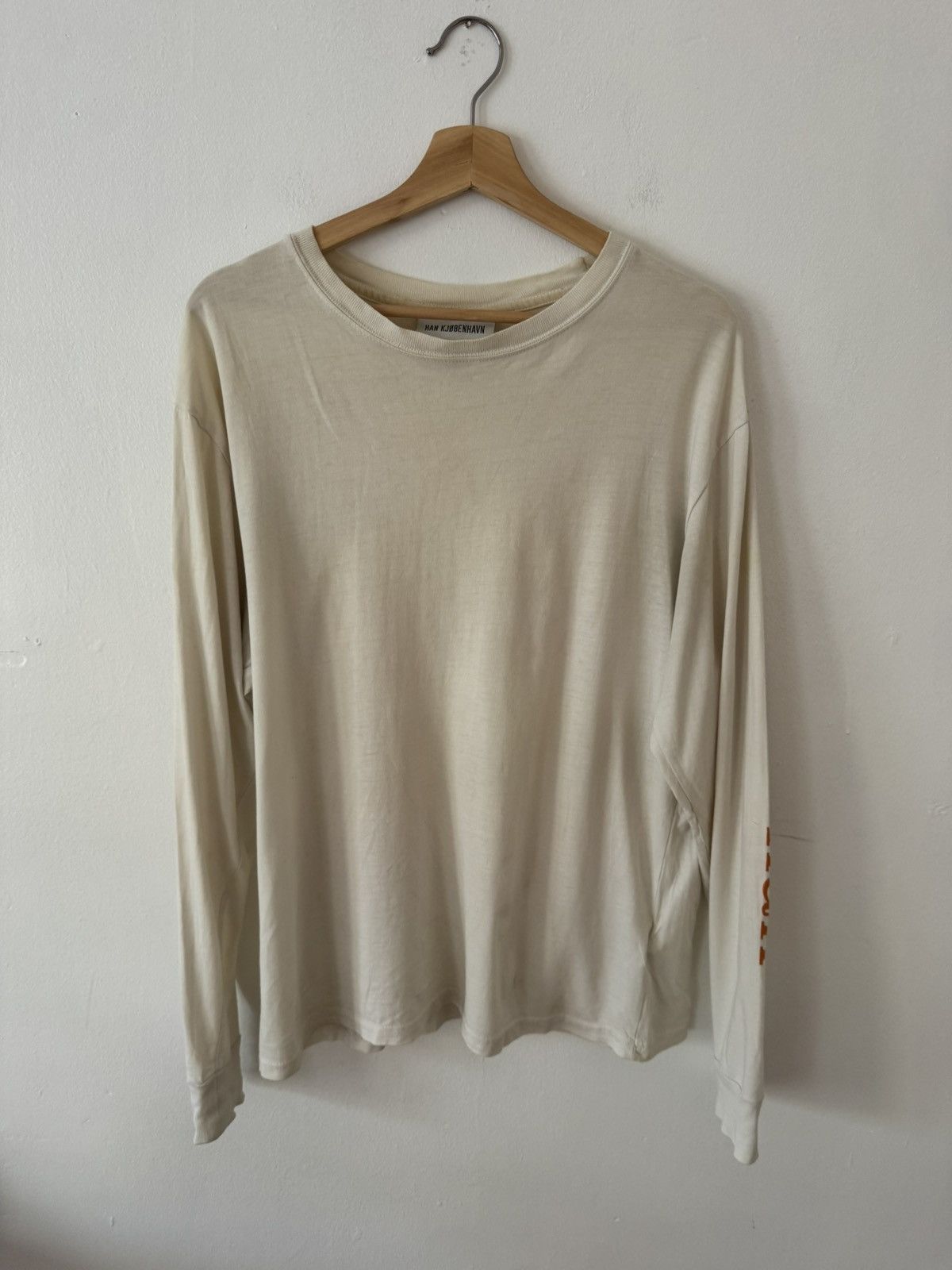 Han Kjobenhavn Han Kjøbenhavn white long-sleeve t-shirt Size US S / EU 44-46 / 1 - 1 Thumbnail