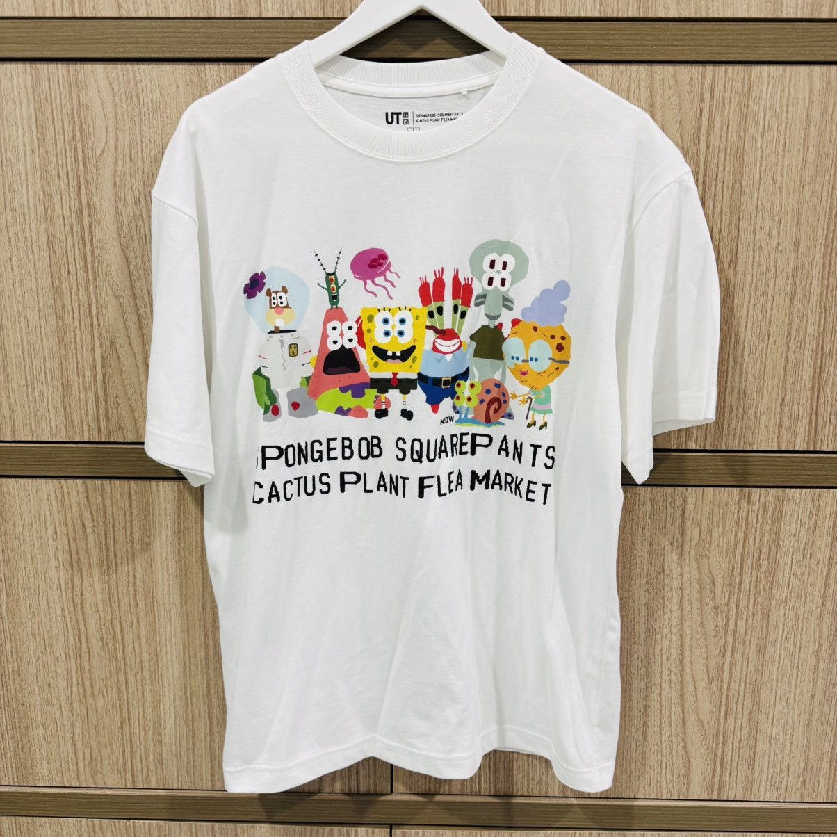 Cactus Plant Flea Market × Uniqlo Uniqlo x CPFM Spongebob Squarepants UT Graphic T-Shirt Size US S / EU 44-46 / 1 - 1 Thumbnail