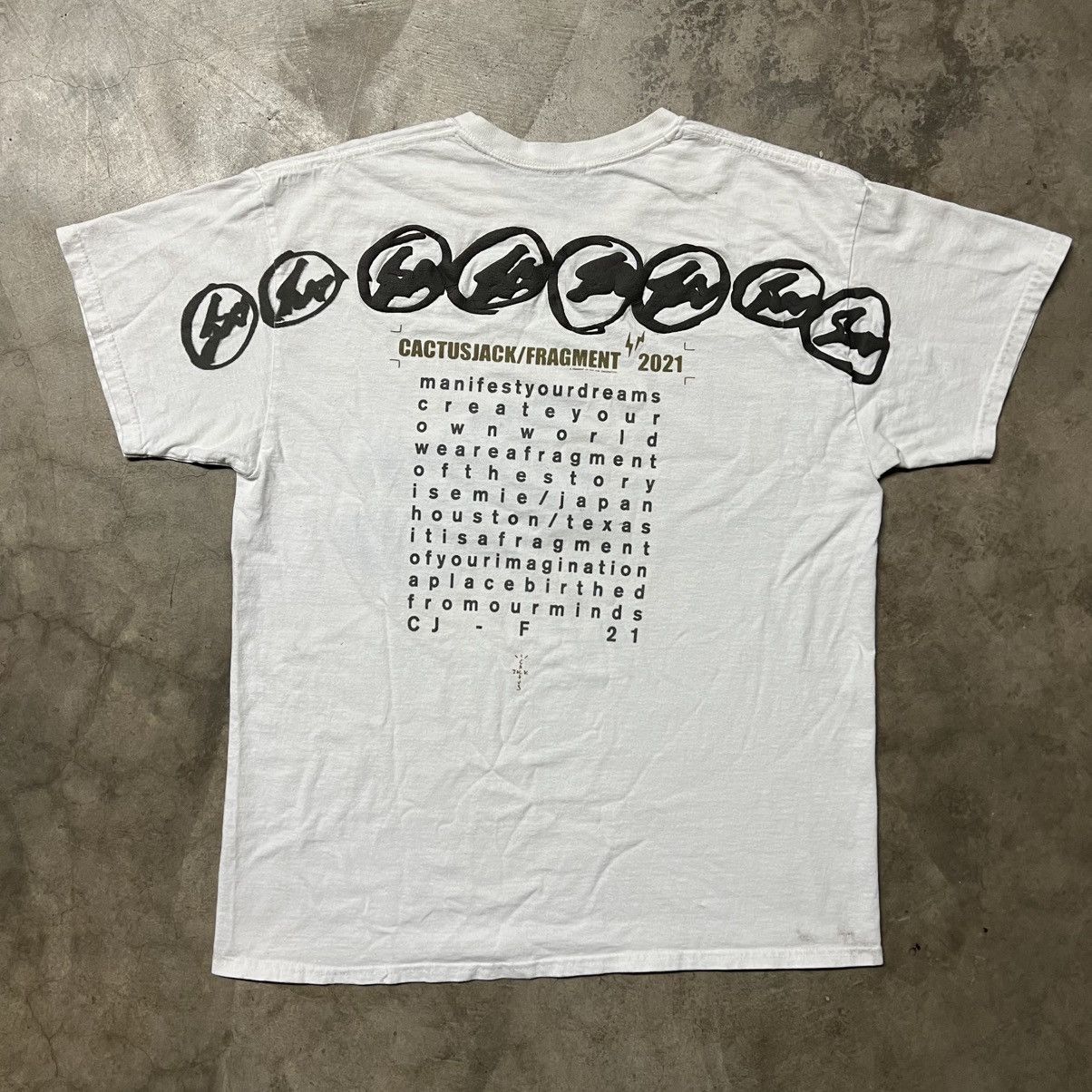 Fragment Design × Travis Scott 2021 Travis Scott Cactus Jack x Fragment Design T-Shirt Size US M / EU 48-50 / 2 - 5 Thumbnail