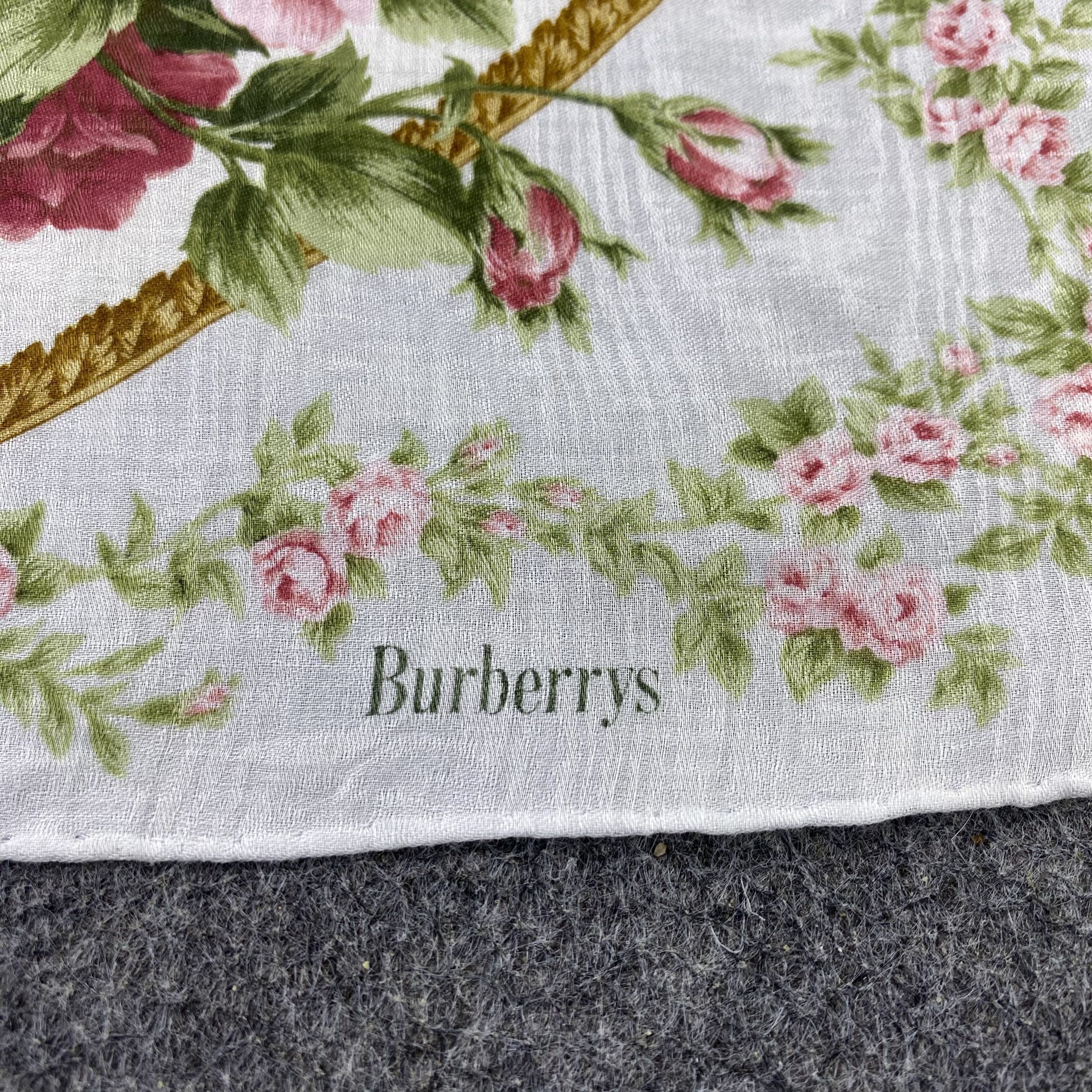 Burberry Vintage Burberrys Handkerchief Neckerchief Bandana-B2034 Size ONE SIZE - 7 Thumbnail