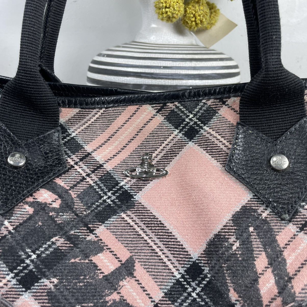Vivienne Westwood VIVIENNE WESTWOOD TARTAN WOOLEN TOTE BAG Size ONE SIZE - 2 Thumbnail