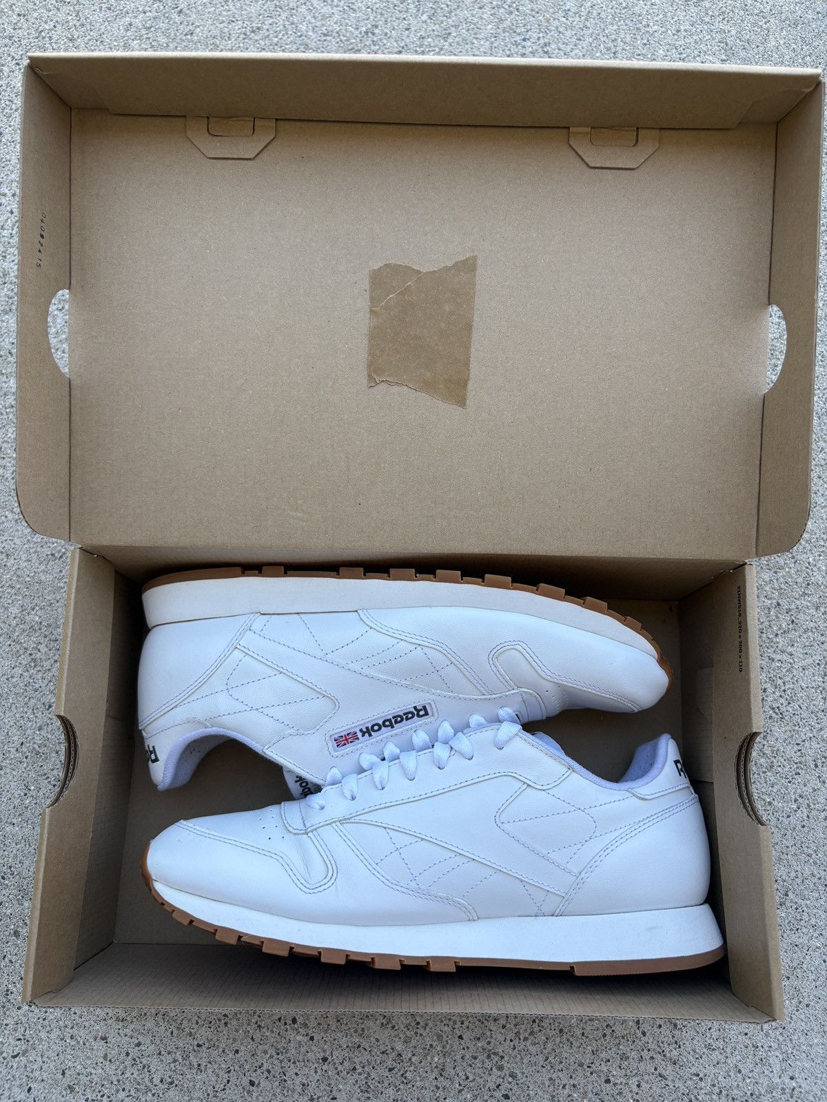 Reebok Reebok Classic White Leather Shoes Men’s Size 9.5 Size US 9.5 / EU 42-43 - 3 Thumbnail