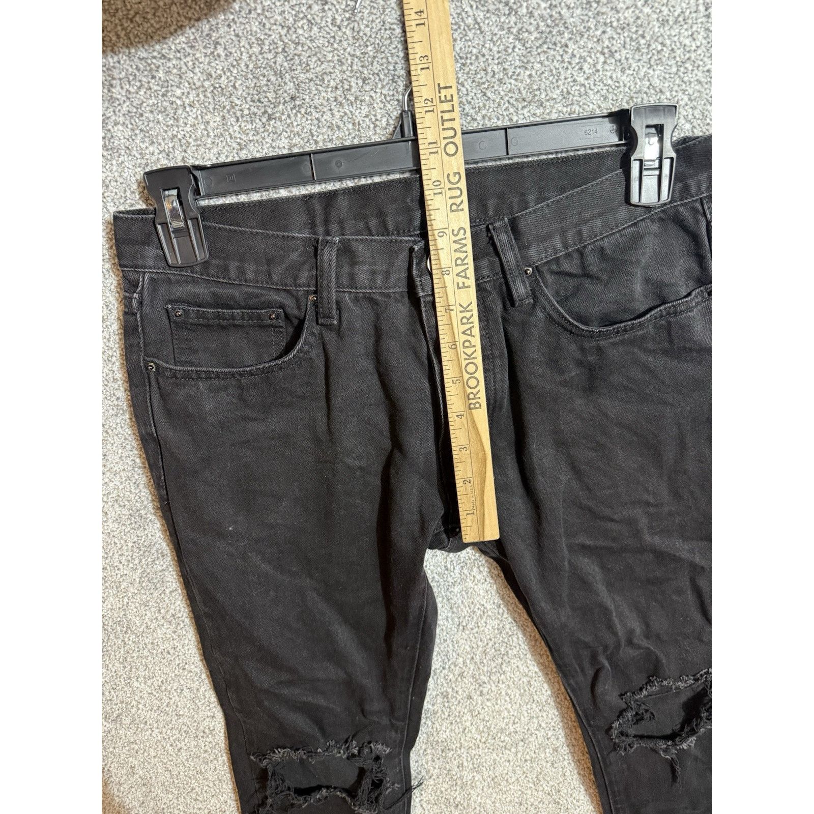 MNML Mnml Jeans Men 31 Distressed Ripped Grunge Edgy Y2K Inspired Size US 31 - 5 Thumbnail