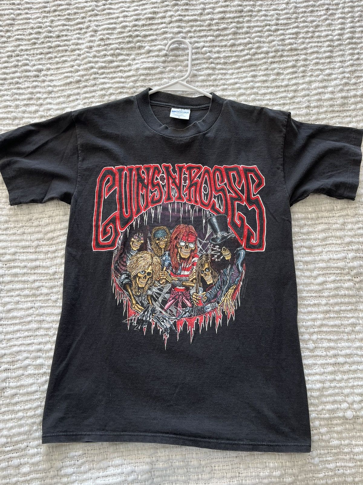 image of Vintage ‘92 Guns N’ Roses Tour Tee in Black, Men's (Size Small)