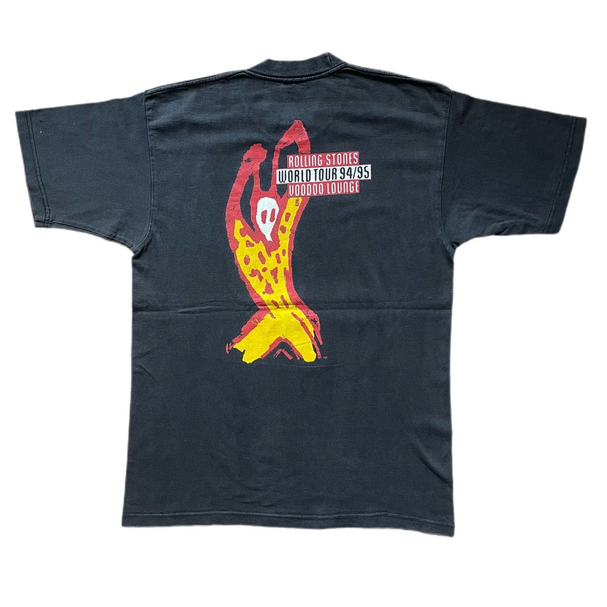 Vintage 90s Rolling Stones Voodoo Vintage Faded Tee Size US L / EU 52-54 / 3 - 2 Thumbnail