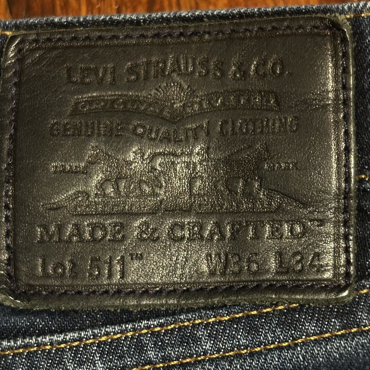 Levi's Levi’s Japanese Selvedge 511 Denim Jeans Size US 36 / EU 52 - 5 Thumbnail