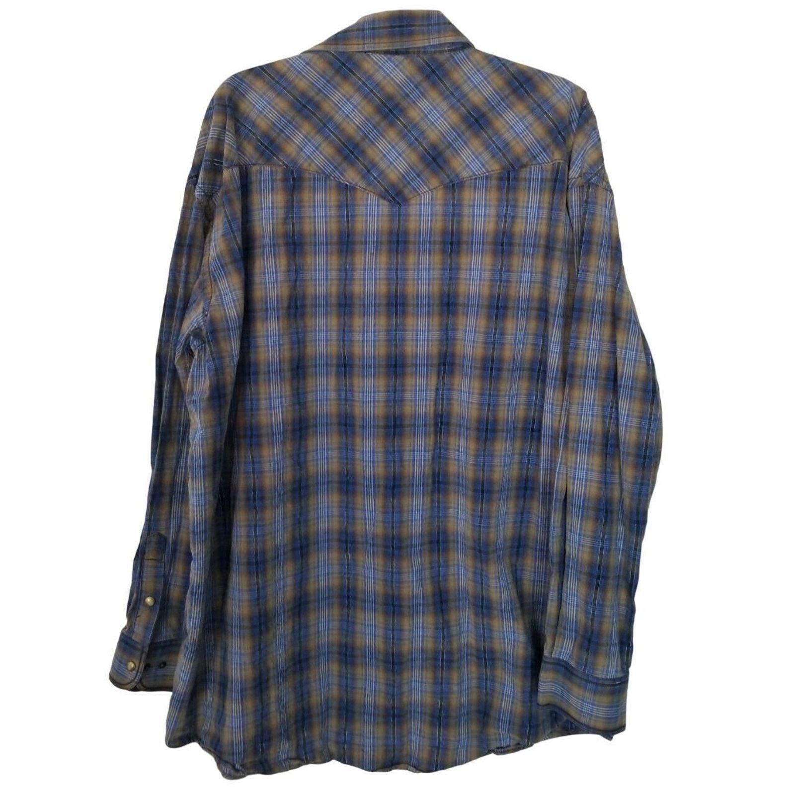 Panhandle Slim Panhandle Slim X Rough Stock Mens Plaid Western Shirt Sz XXL Size US XXL / EU 58 / 5 - 7 Thumbnail