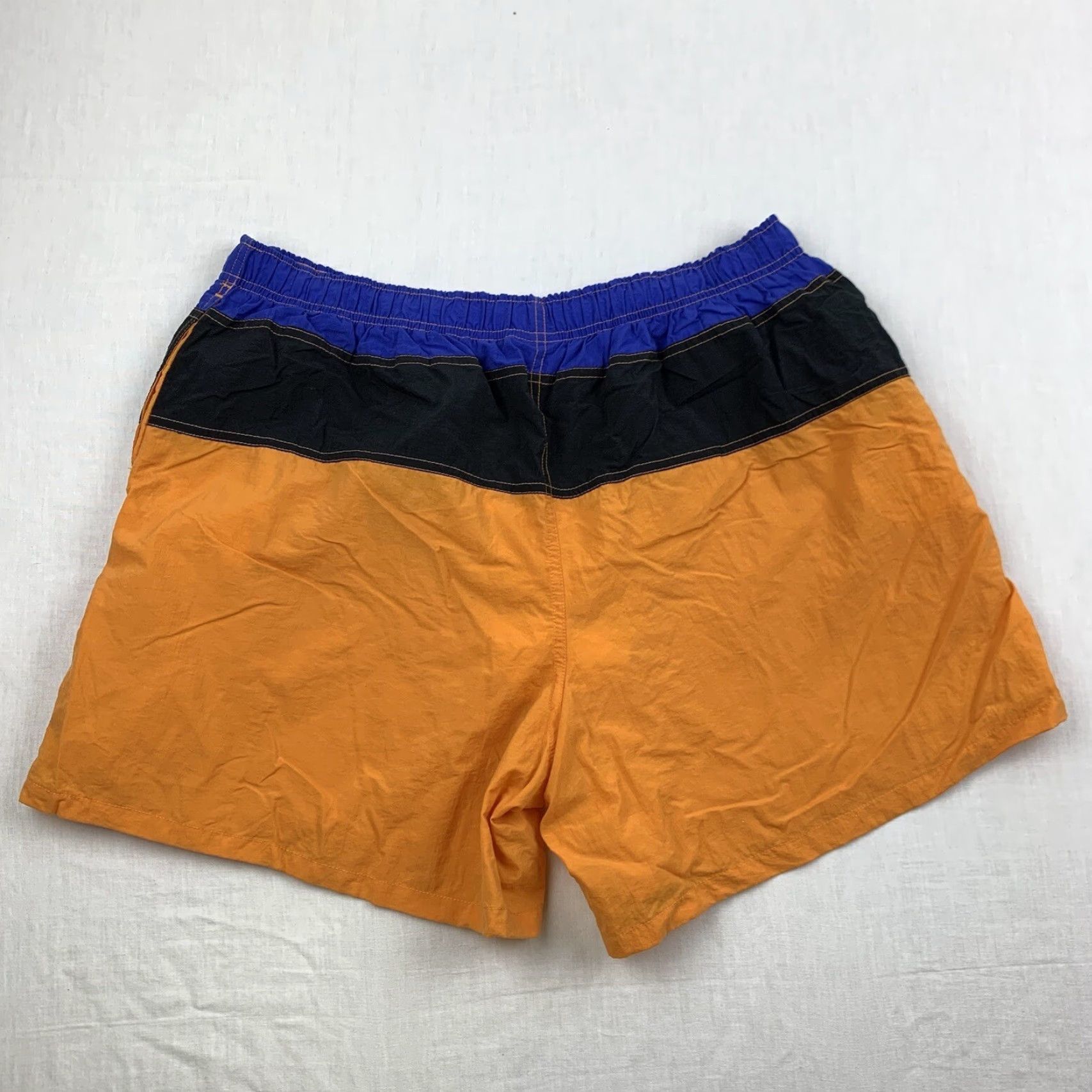 Vintage VINTAGE Surf Odyssey Bottom Trunks Adult XL Orange Striped Beach 90s Mens Swim Ocean Pool Size US 36 / EU 52 - 7 Thumbnail
