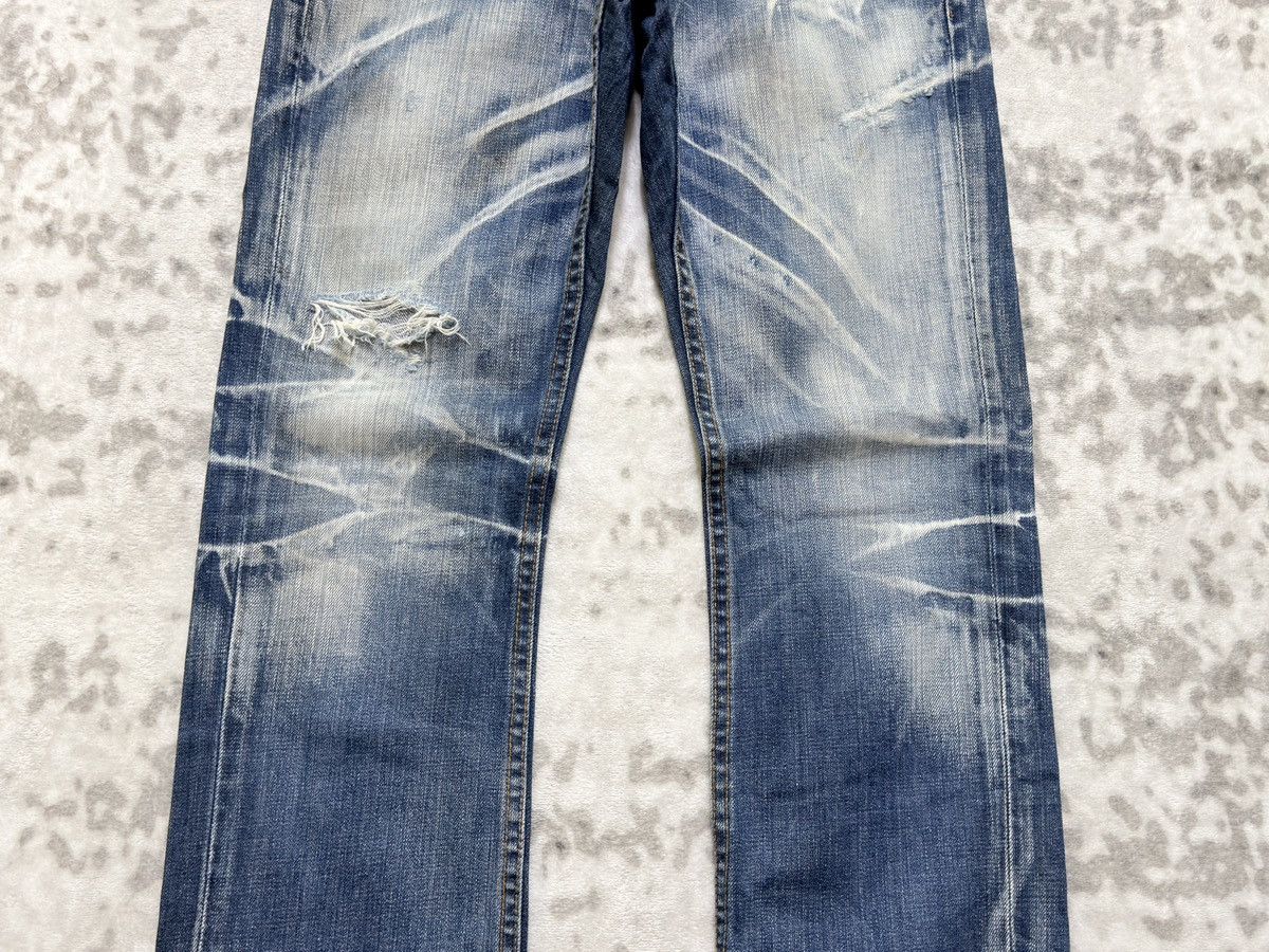 If Six Was Nine Vintage Jackrose Distressed Flare Bootcut Grunge Whiskered Size US 30 / EU 46 - 6 Thumbnail