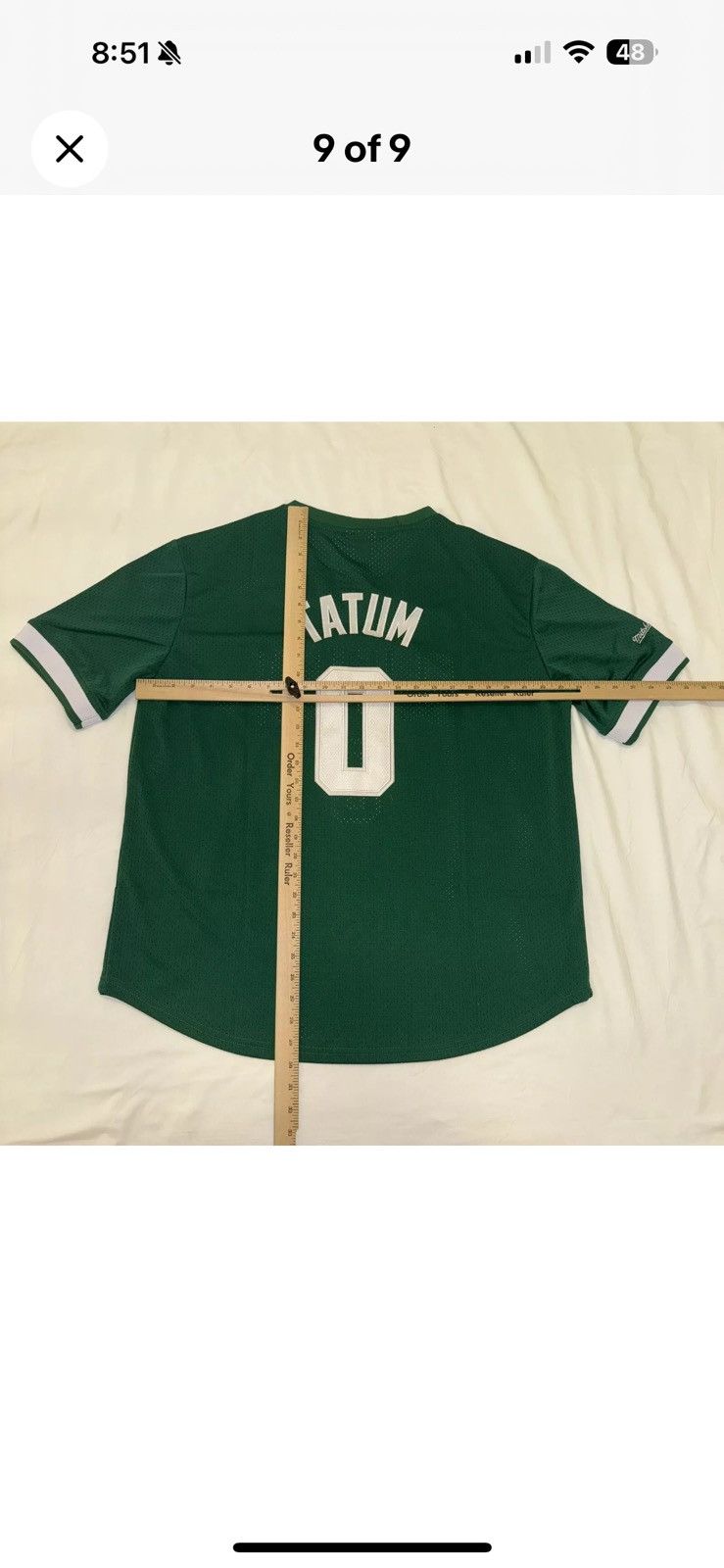 Mitchell & Ness Mitchell Ness Jayson Tatum Boston Celtics NBA Jersey Men XL Size US XL / EU 56 / 4 - 9 Thumbnail