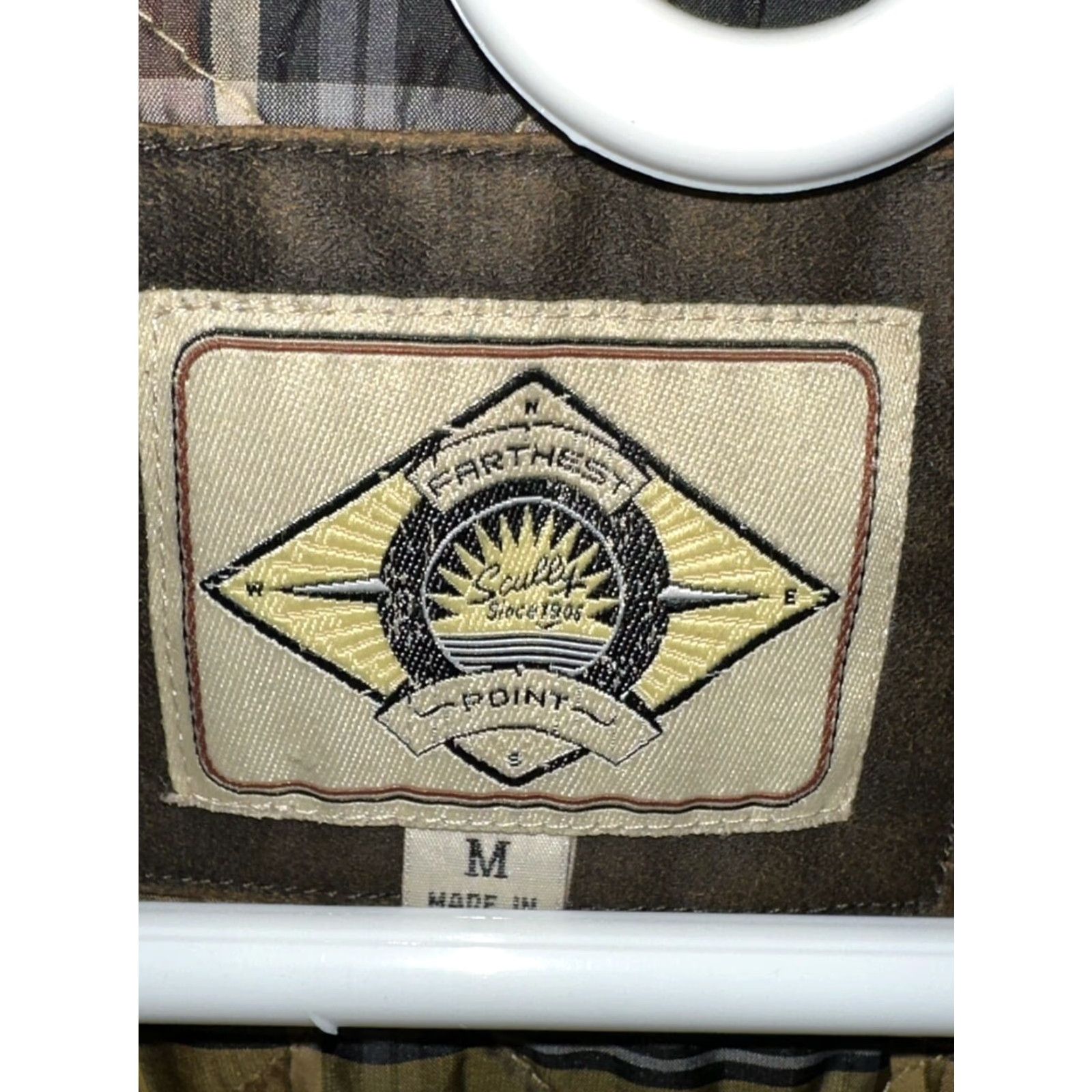Scully Scully Mens Quilt Lined Faux Leather Puffer Vest Brown Extra Large XL Size US M / EU 48-50 / 2 - 2 Thumbnail