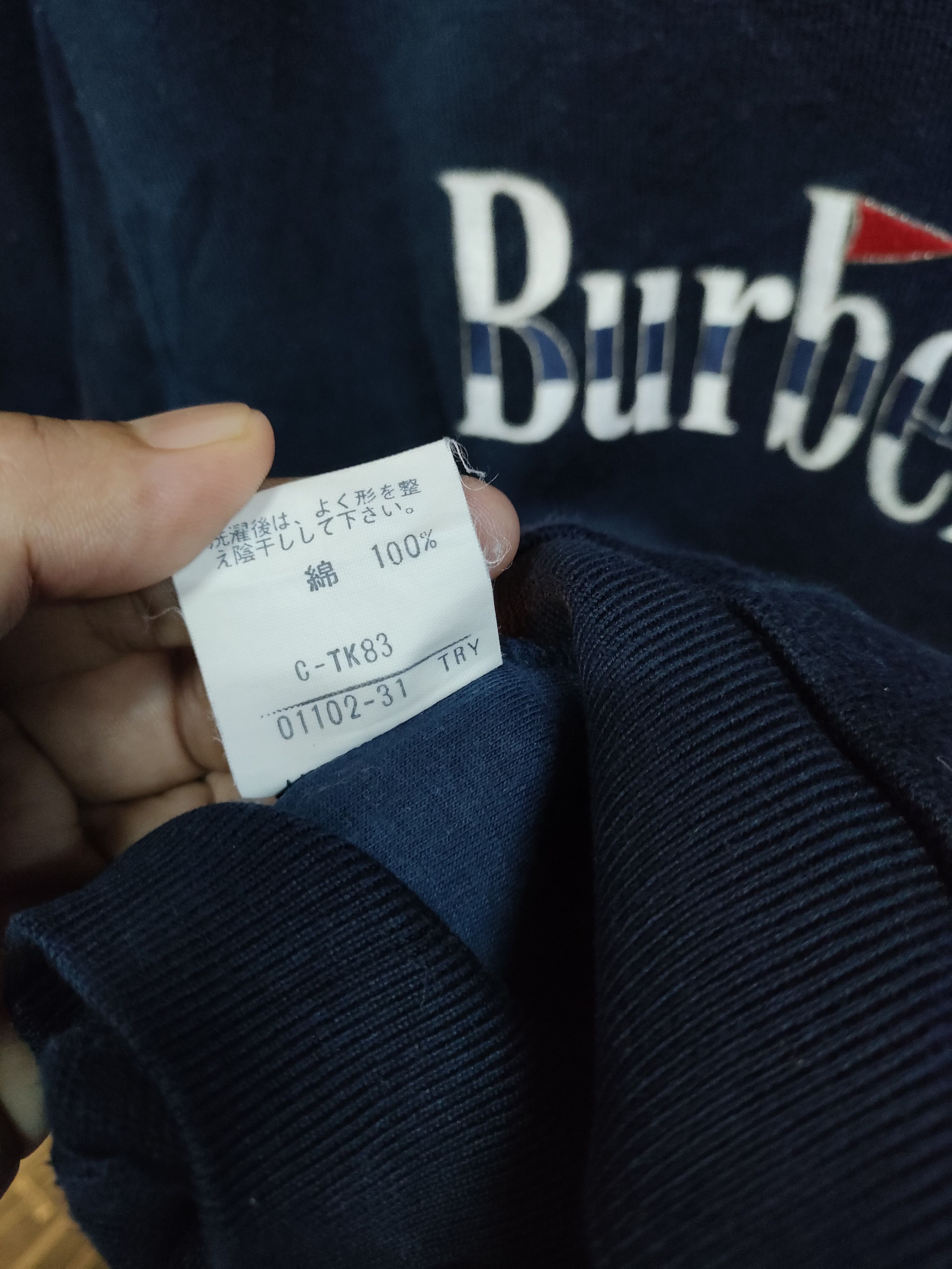 Burberry × Vintage Vintage Burberrys Spellout Logo Size US M / EU 48-50 / 2 - 5 Thumbnail