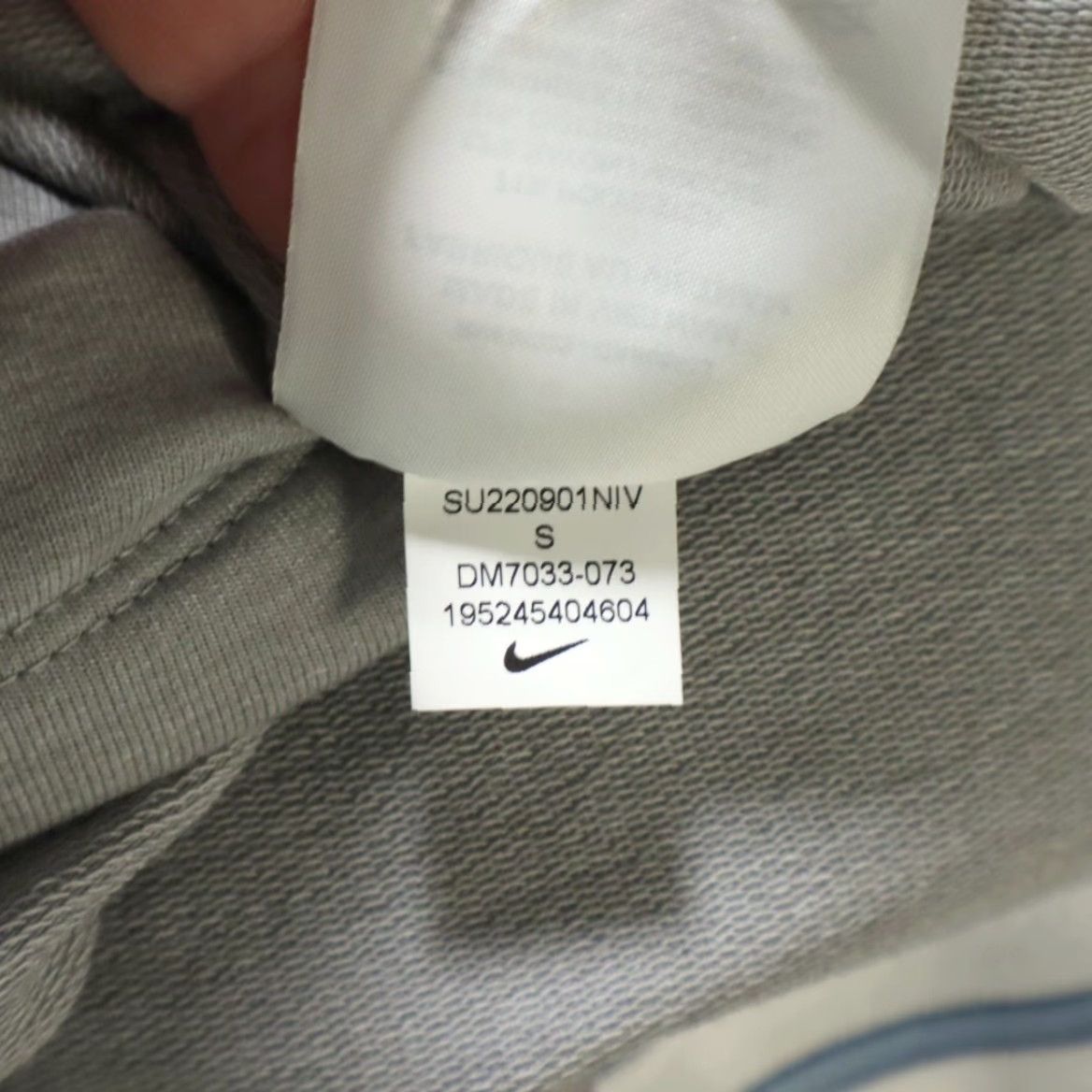 Nike Nike Yoga Dri-Fit Dynamic Fleece Stretch Hoodie Gray Women's S Shirt Size S / US 4 / IT 40 - 7 Thumbnail