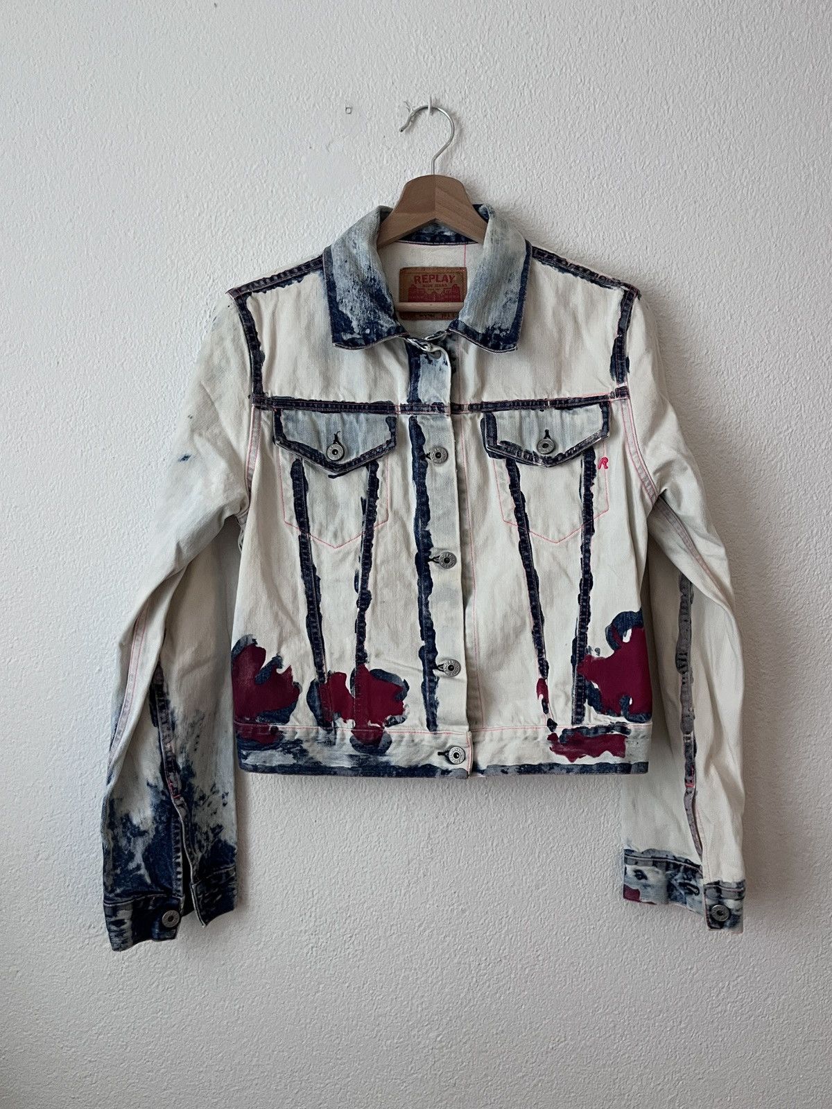 Replay Y2K Replay denim jacket RARE S/M Size M / US 6-8 / IT 42-44 - 1 Thumbnail