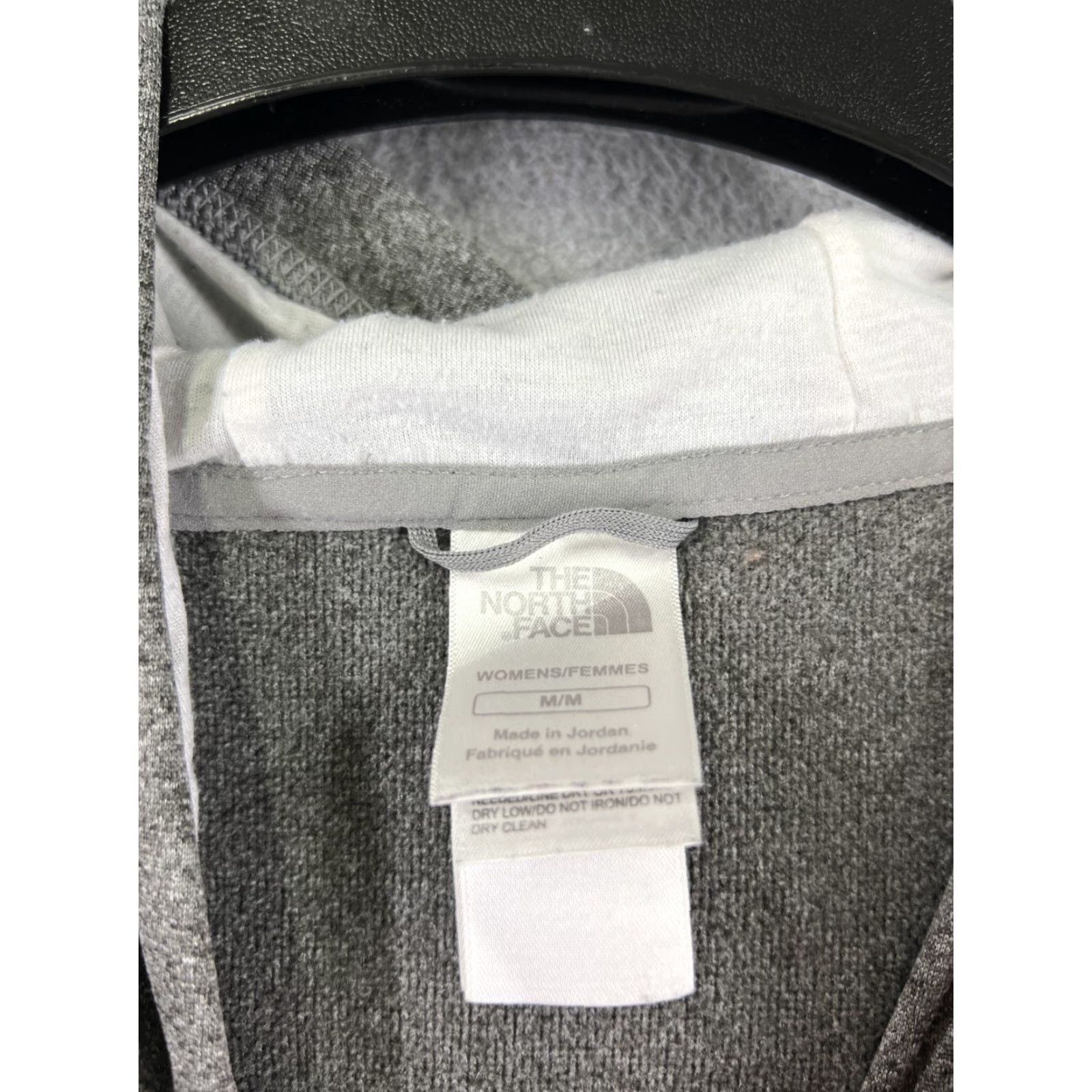 The North Face The North Face Hoodie Womens Medium Gray Logo 100% Polyester Pocket Sweatshirt Size M / US 6-8 / IT 42-44 - 7 Thumbnail