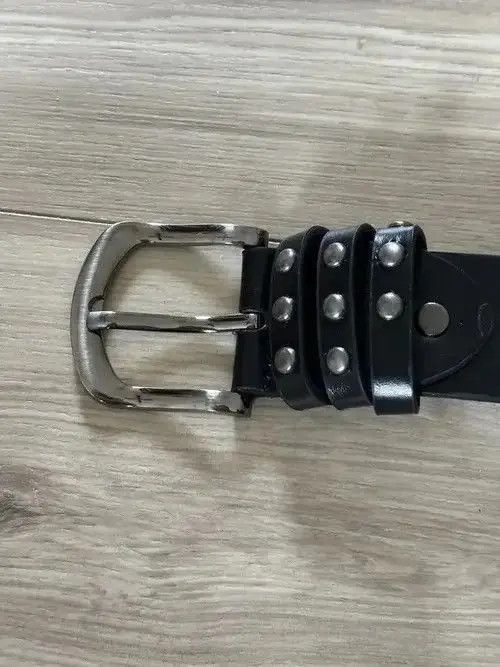 Japanese Brand Vintage Rock Studded Belt (black) Size 32 - 4 Thumbnail