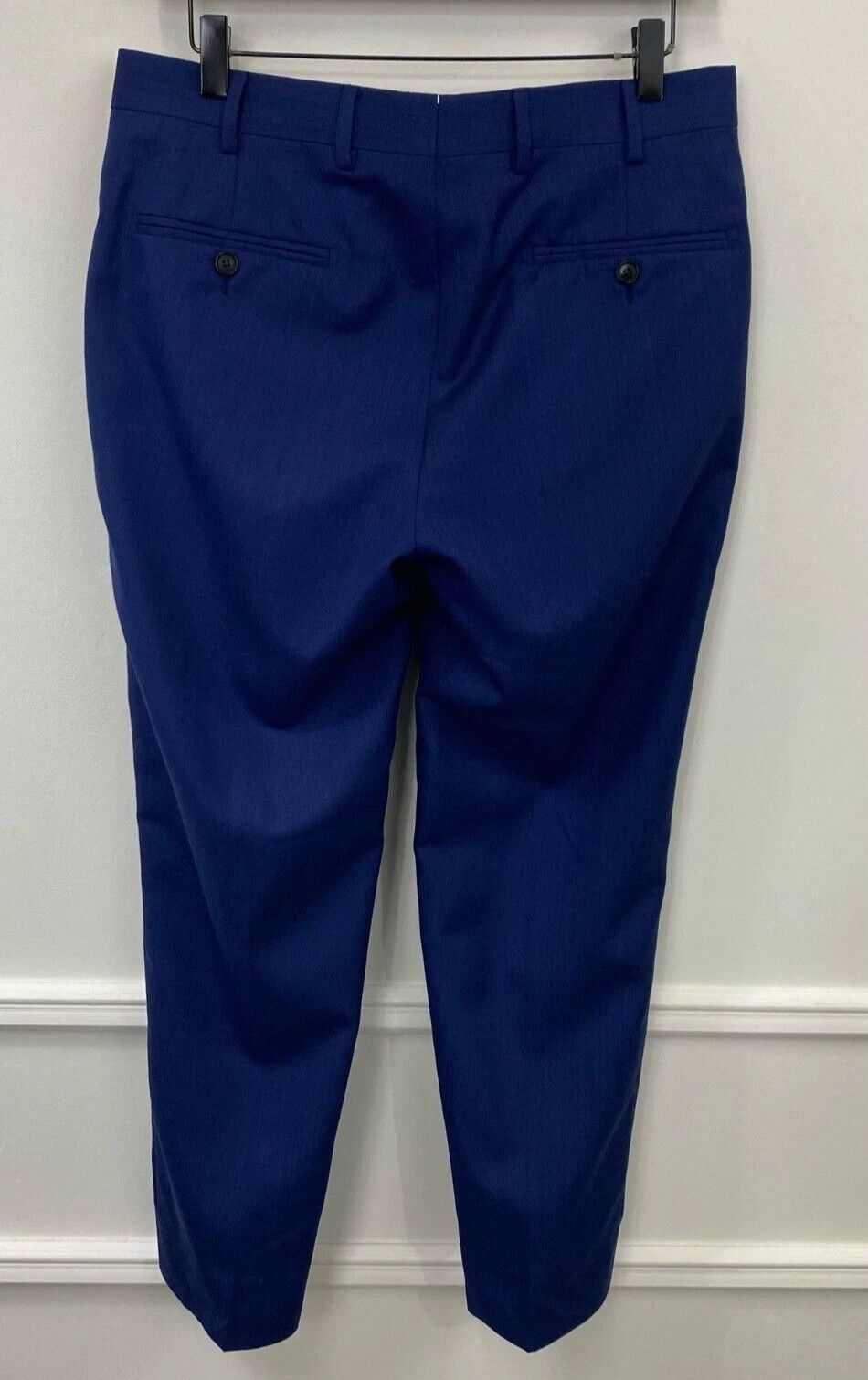 Suitsupply Men Suitsupply Suit La Spalla Blue Wool Vitale Barberis US32 Size 34S - 7 Thumbnail