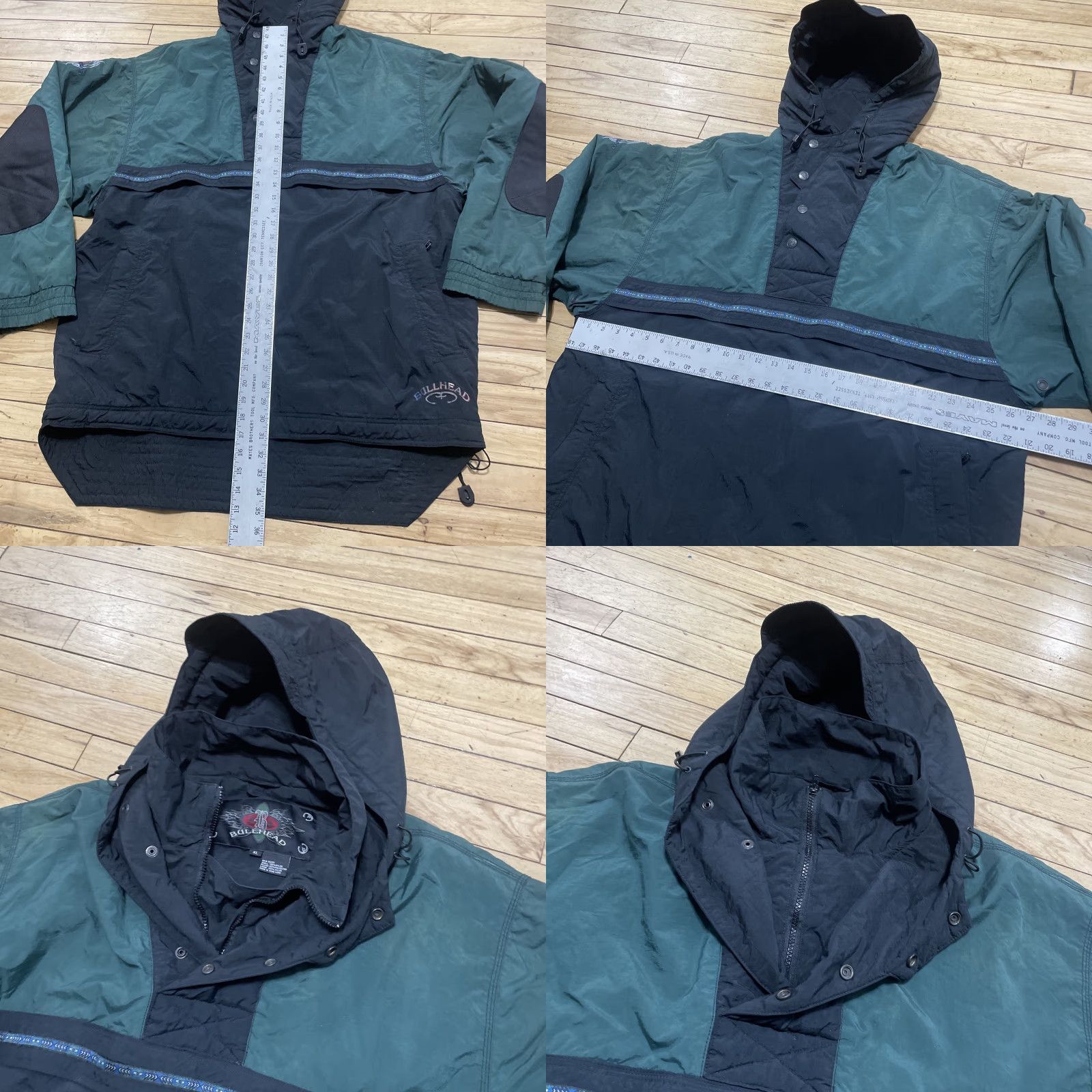 KangaROOS VINTAGE Bullhead Snow Puffer Jacket Men XL Green Aztec Kangaroo Hooded Size US XL / EU 56 / 4 - 8 Thumbnail