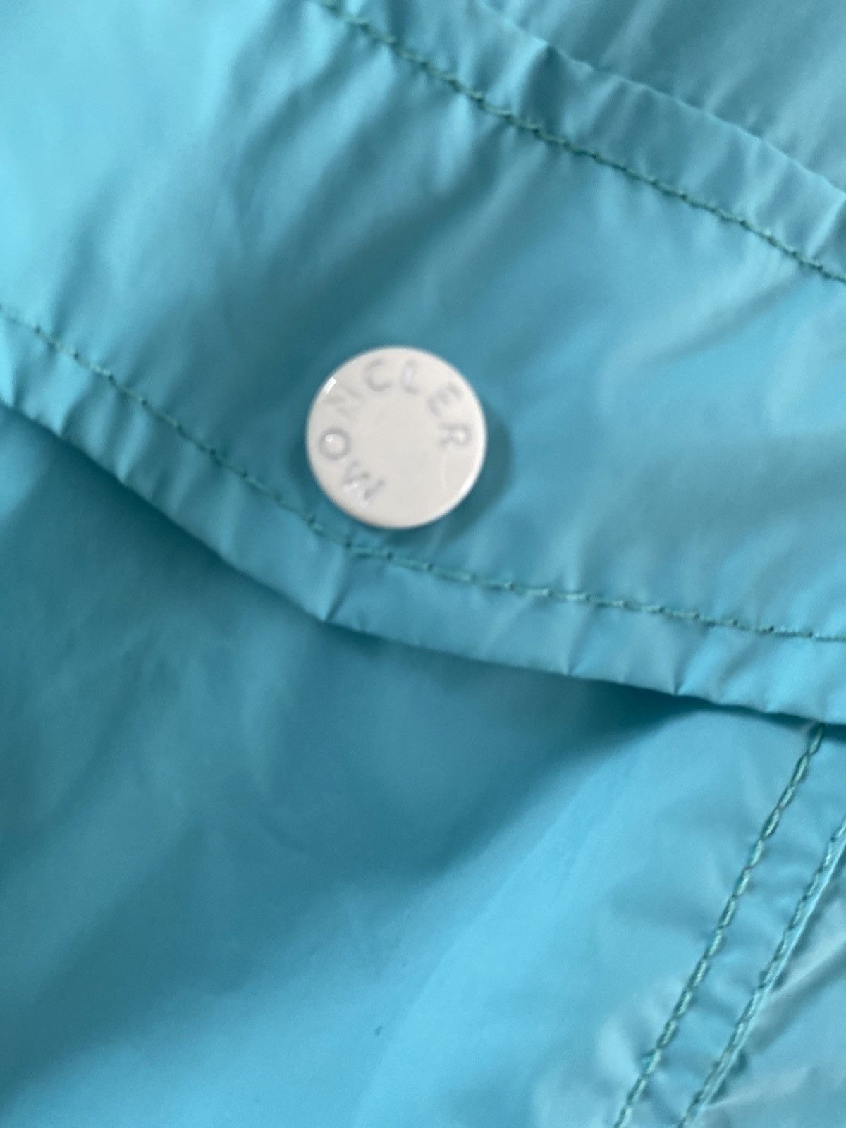 Moncler Moncler sports summer jacket S turquoise - perfect condition Size S / US 4 / IT 40 - 4 Thumbnail