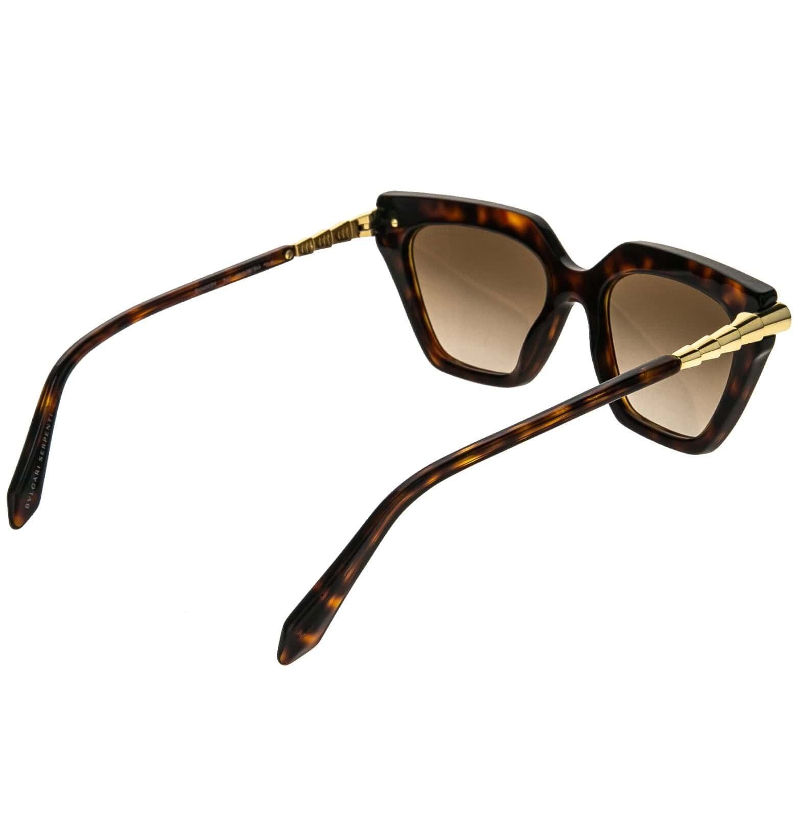 Bvlgari BVLGARI 40031 Serpenti Viper BV40031I Brown Sunglasses 54F Size ONE SIZE - 5 Thumbnail