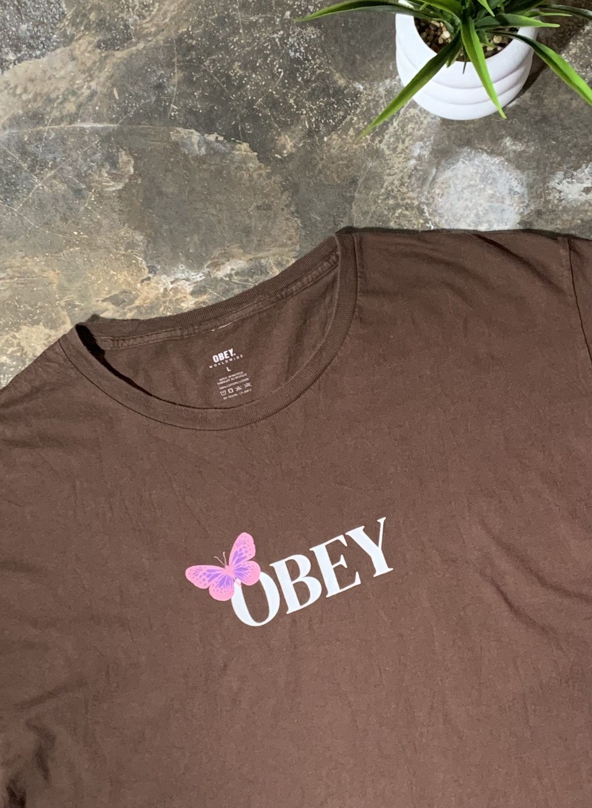 Obey Obey Worldwide Tshirt Size US L / EU 52-54 / 3 - 2 Thumbnail