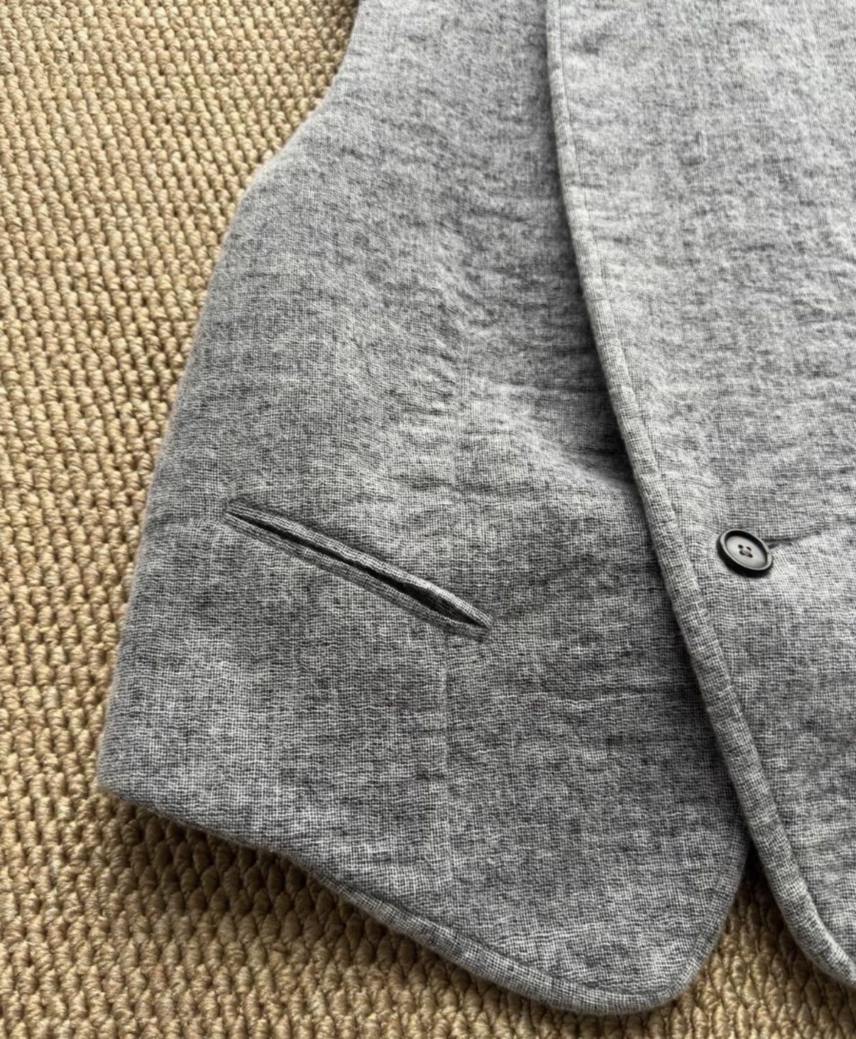 Ann Demeulemeester Ann Demeulemeester Grey Wool Cashmere Vest K23 Size US XS / EU 42 / 0 - 3 Thumbnail