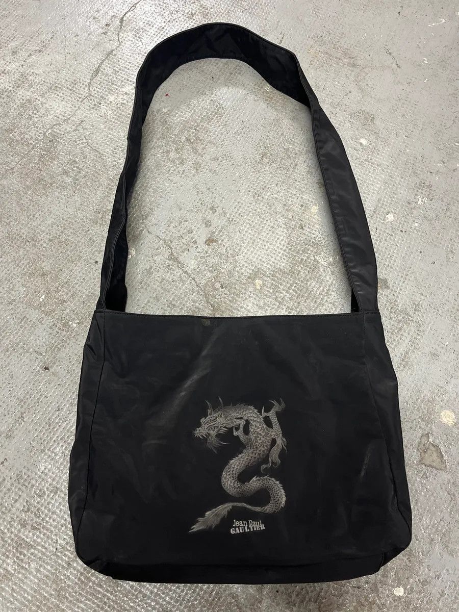 Jean Paul Gaultier × Vintage 2000s Jean Paul Gaultier Dragon Shoulder Bag Size ONE SIZE - 1 Thumbnail