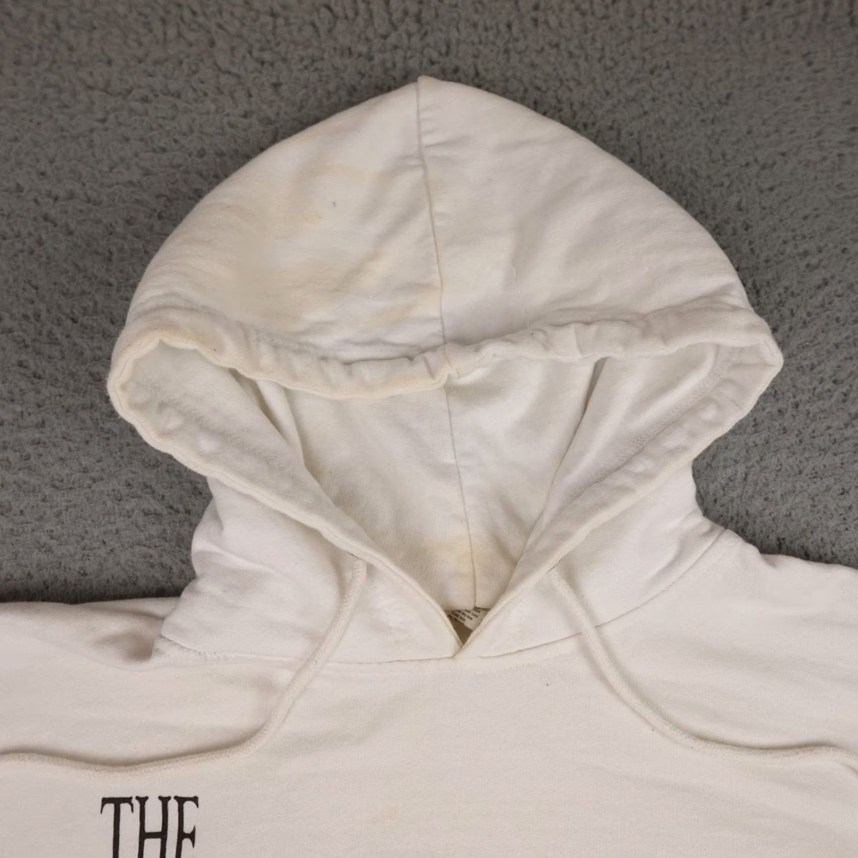 Vintage Hoodie Mens L White Graphic Pullover Cartoon Anime Streetwear Boondocks Branded Unbranded Pullover Logo Regular Fit All Seasons Size US L / EU 52-54 / 3 - 6 Thumbnail