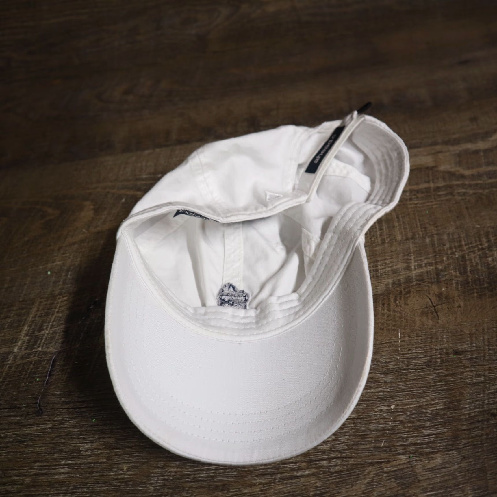 Vintage Williamson Cup Golf Hat Adult Adjustable Cap White - Unbranded Canvas Cotton Hat with Adjustable Size ONE SIZE - 5 Thumbnail