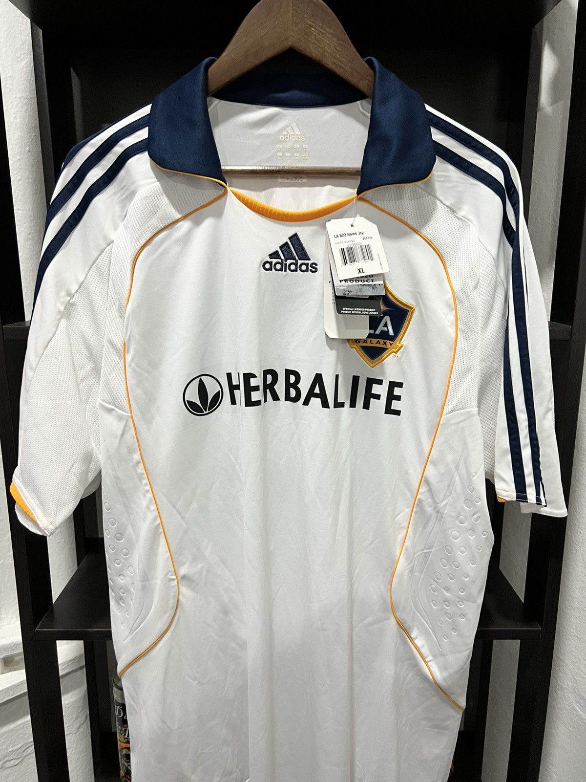 激レア　美品　LA GALAXY BECKHAM ユニフォーム Adidas 2007/08 LA Galaxy Beckham Jersey #23 White Size XXXL