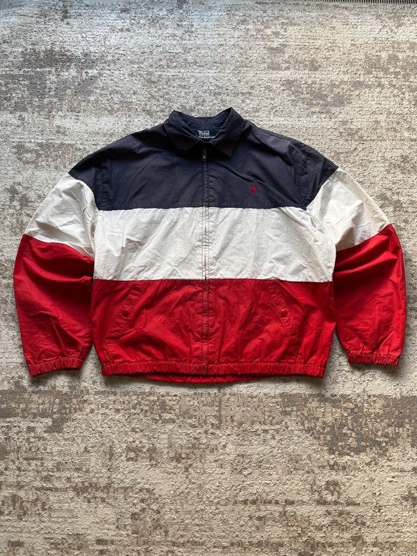 Polo Ralph Lauren Polo Ralph Lauren Small Pony Zip Jacket Windbreaker 1990s Size US M / EU 48-50 / 2 - 1 Thumbnail