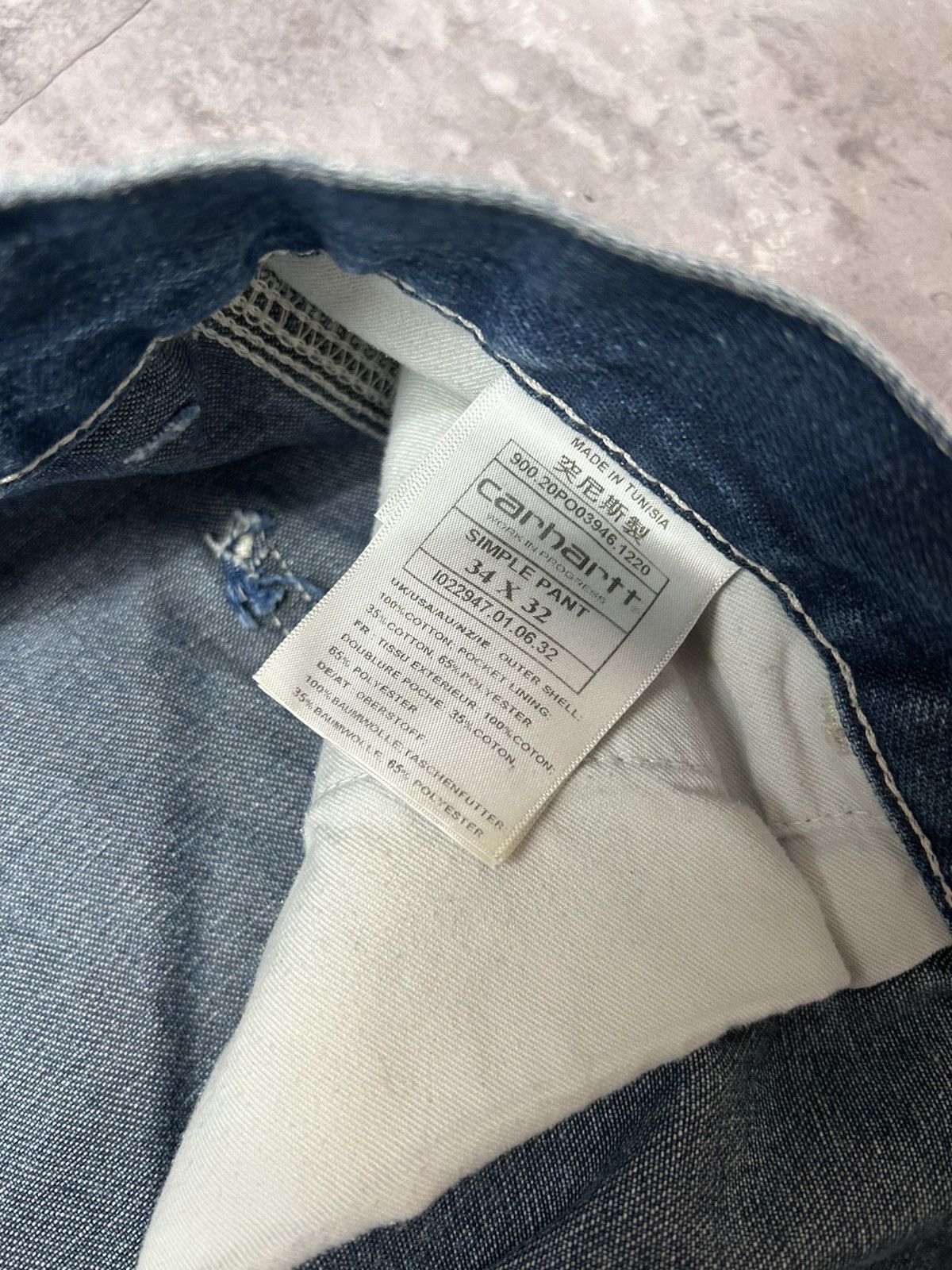 Carhartt × Carhartt Wip × Vintage Y2K Carhartt Style Baggy Carpenter Skater Utility Pants Size US 34 / EU 50 - 13 Thumbnail