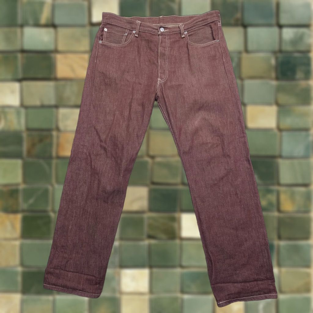 VINTAGE Levi's 501 XX Jeans Mens 36x32 Red Button Fly Straight 90s USA Levi'S 501 Series Mens Jeans