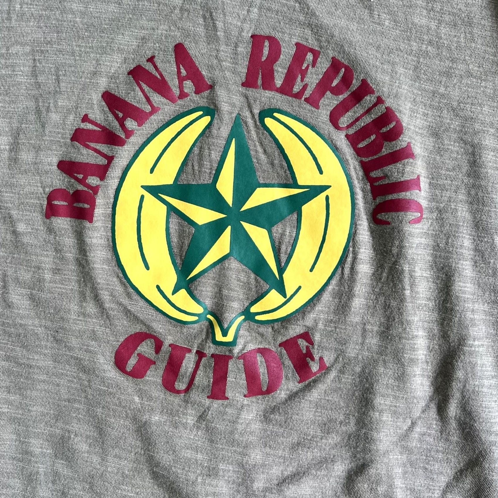 Banana Republic Banana Republic Shirt Womens Medium Beige Guide Logo Sleeveless Tank Tee T-Shirt Size M / US 6-8 / IT 42-44 - 2 Thumbnail