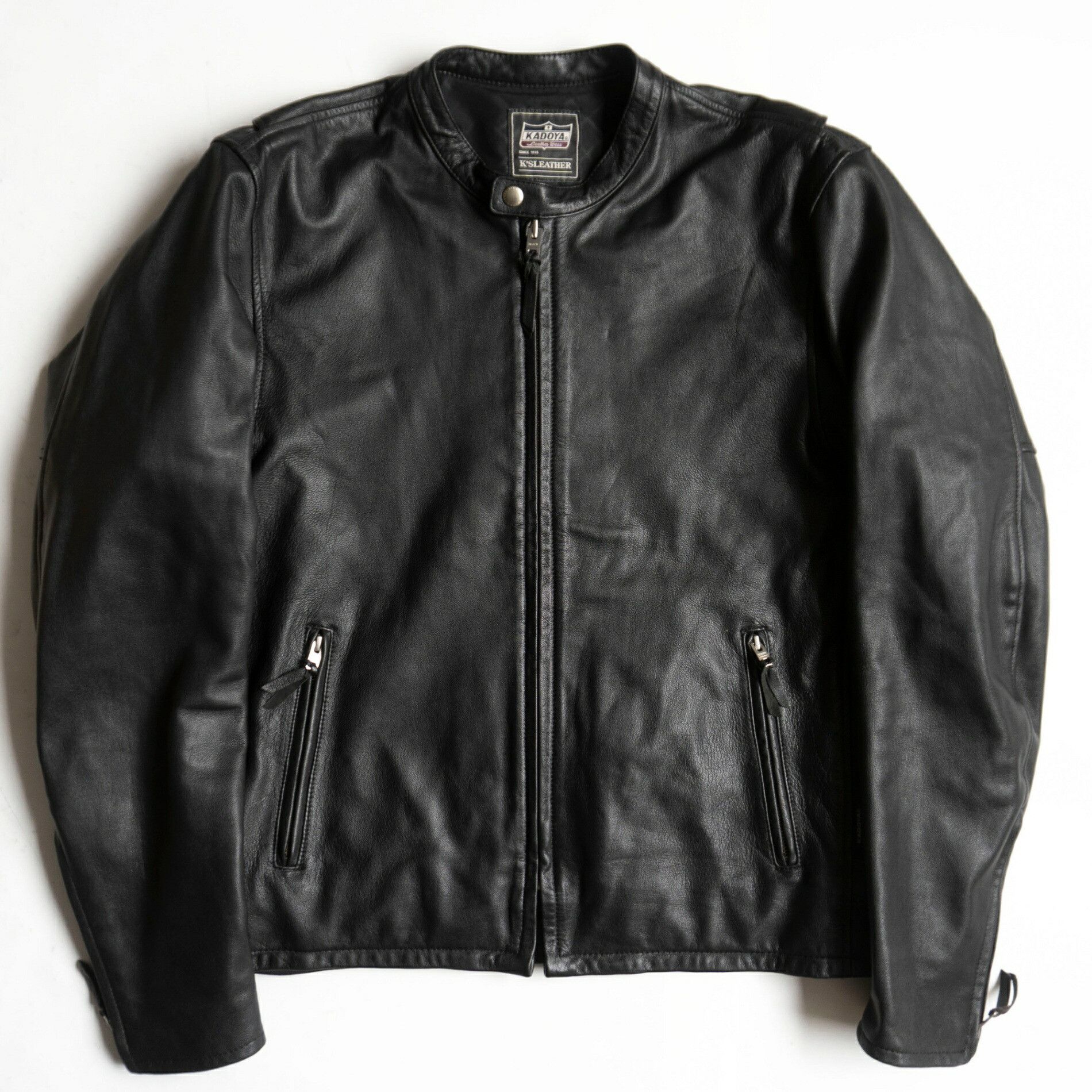 KADOYA BLACK STAR leather jacket LLサイズ Kadoya KADOYA Black Star Leather Riders Jacket | Grailed