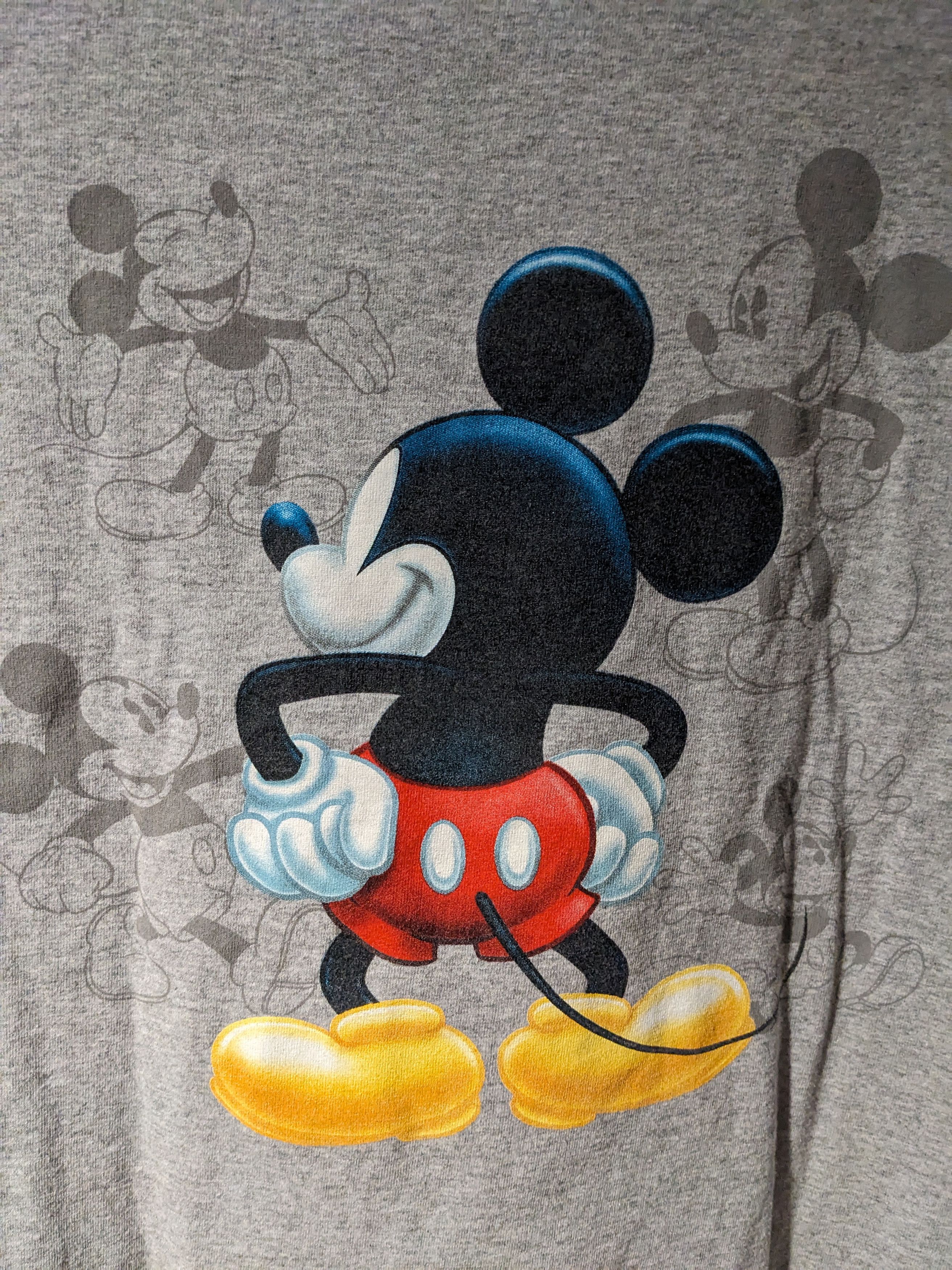 Disney × Vintage Vintage Y2K Disney Mickey Mouse Classic Front Back T-Shirt Size US XXL / EU 58 / 5 - 7 Thumbnail