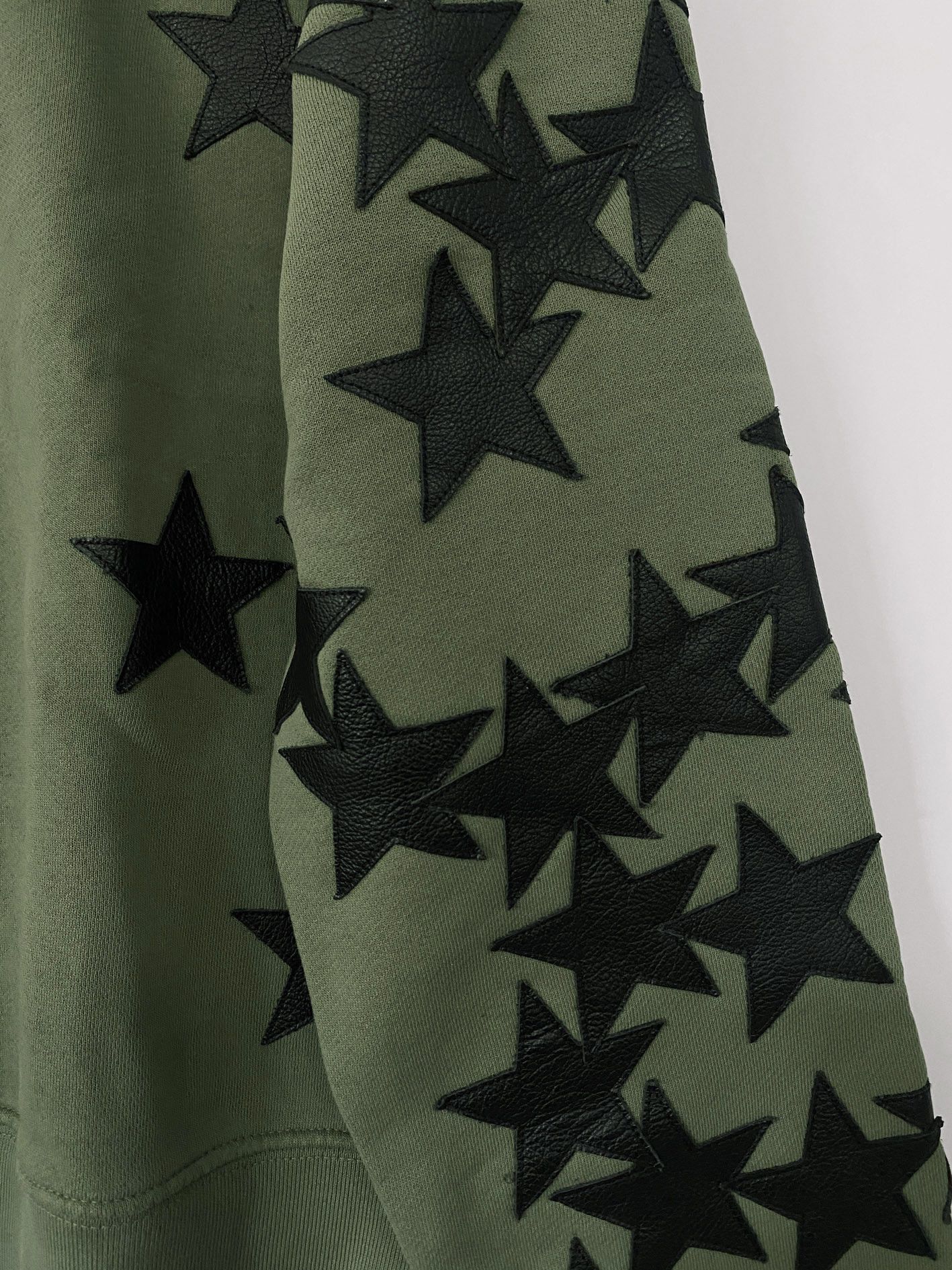 Amiri Amiri Leather star patch sweat shirt Size US S / EU 44-46 / 1 - 4 Thumbnail