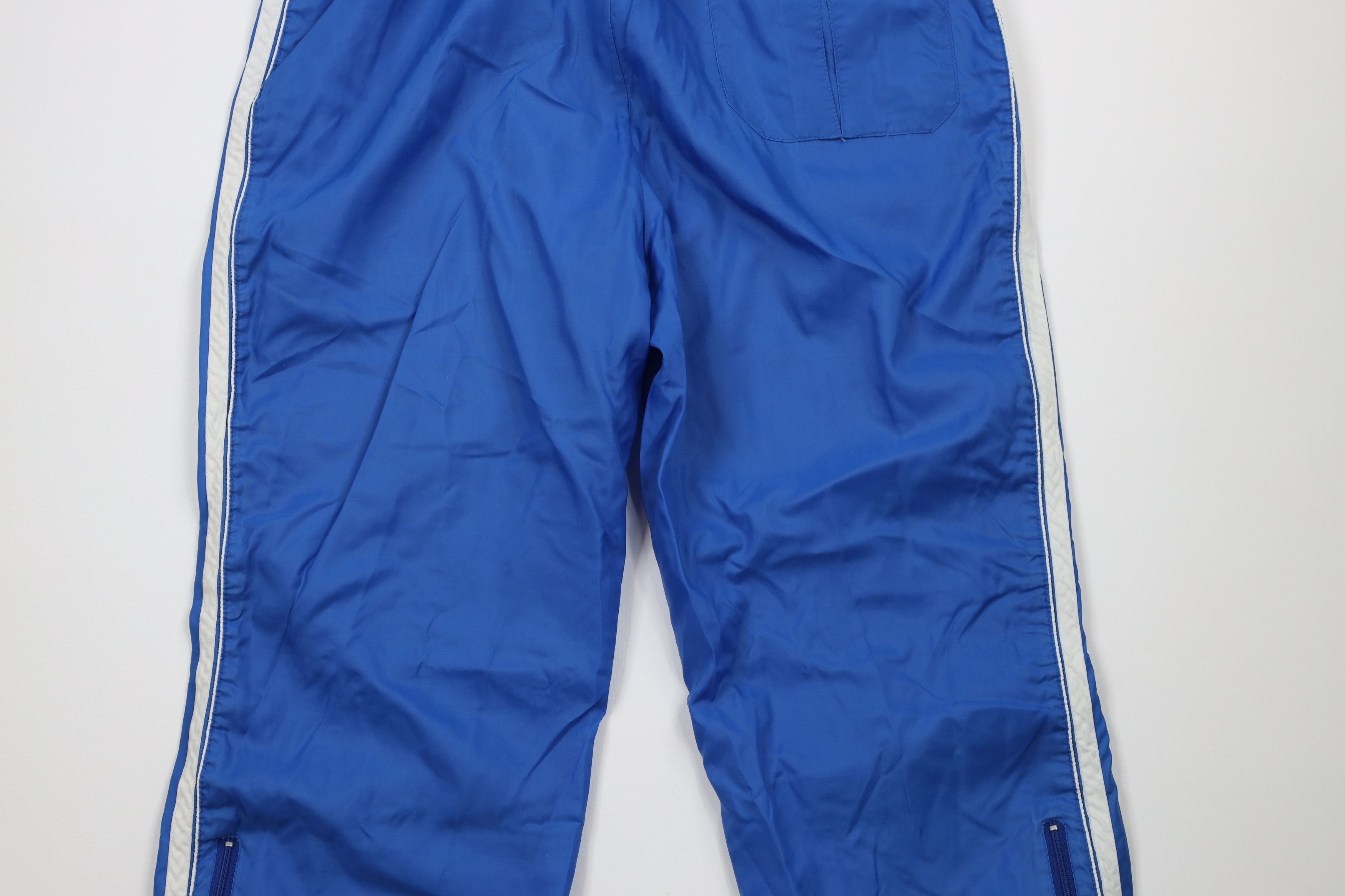 Asics × Vintage Vintage 80s Asics Tiger Windbreaker Pants Royal Blue Size US 36 / EU 52 - 10 Thumbnail