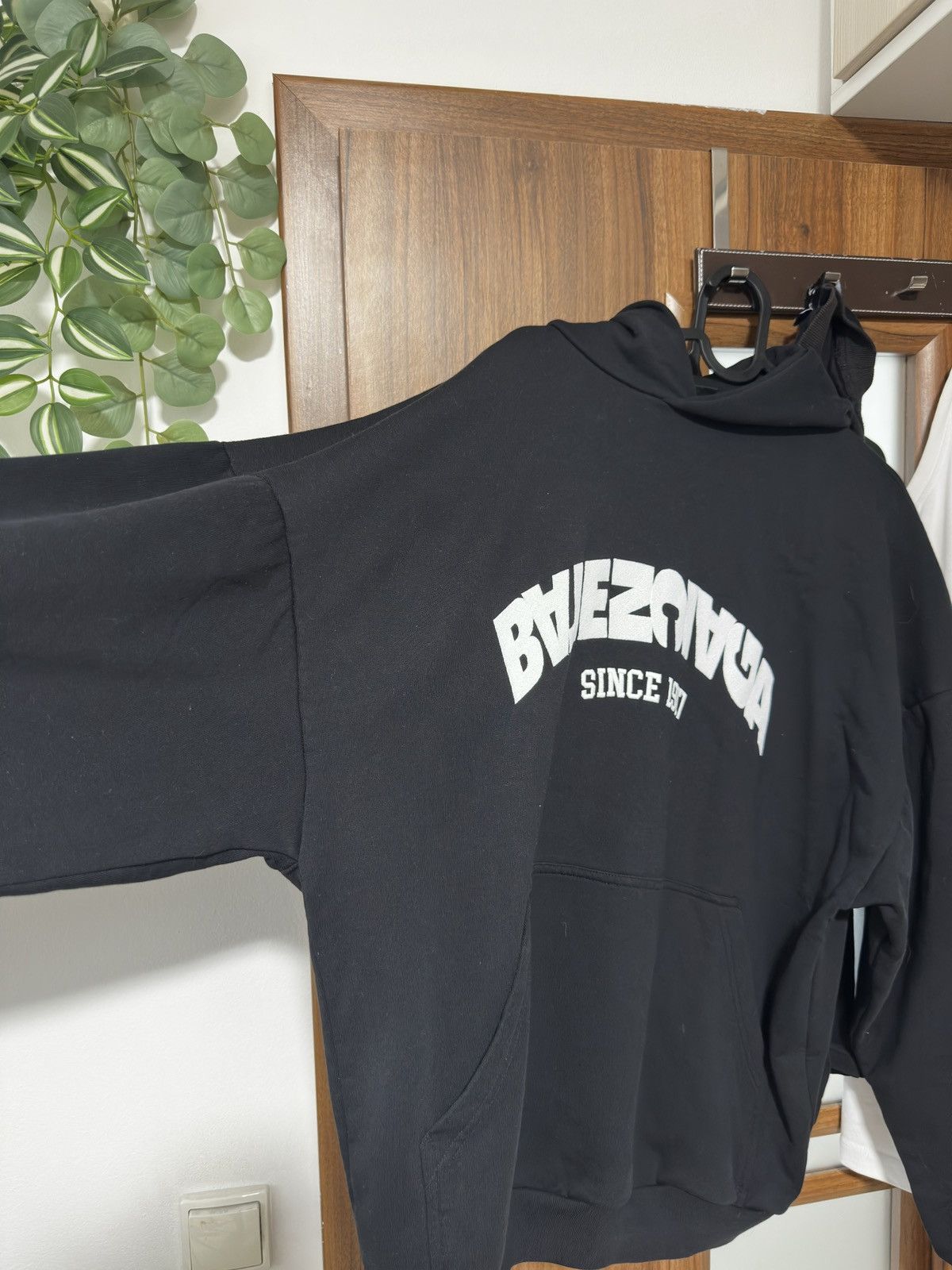 Balenciaga Reverse logo hoodie