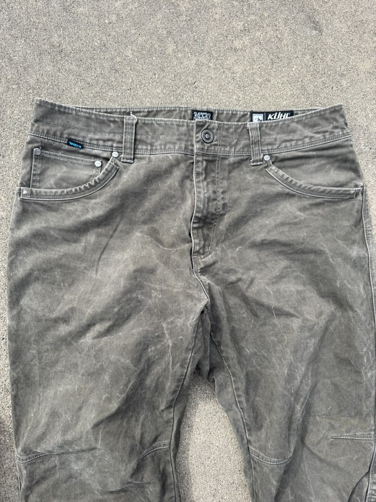 Kuhl Vintage Olive Green Kuhl Pantina Dye Easy Rider Pants Size US 34 / EU 50 - 2 Thumbnail