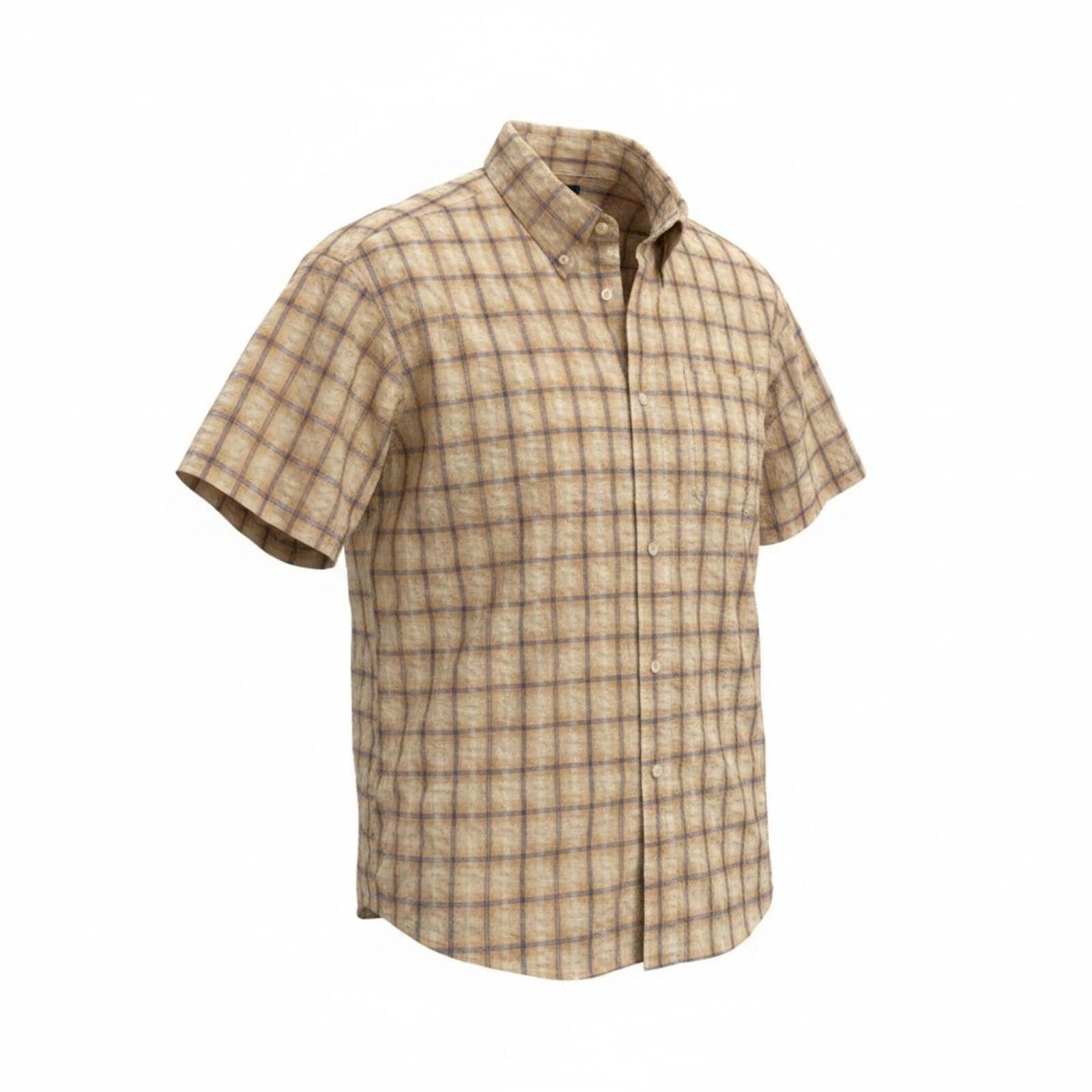 Jos. A. Bank Plaid L Short-sleeve Button-Down Sport Shirt Preppy Skater Size US L / EU 52-54 / 3 - 1 Thumbnail