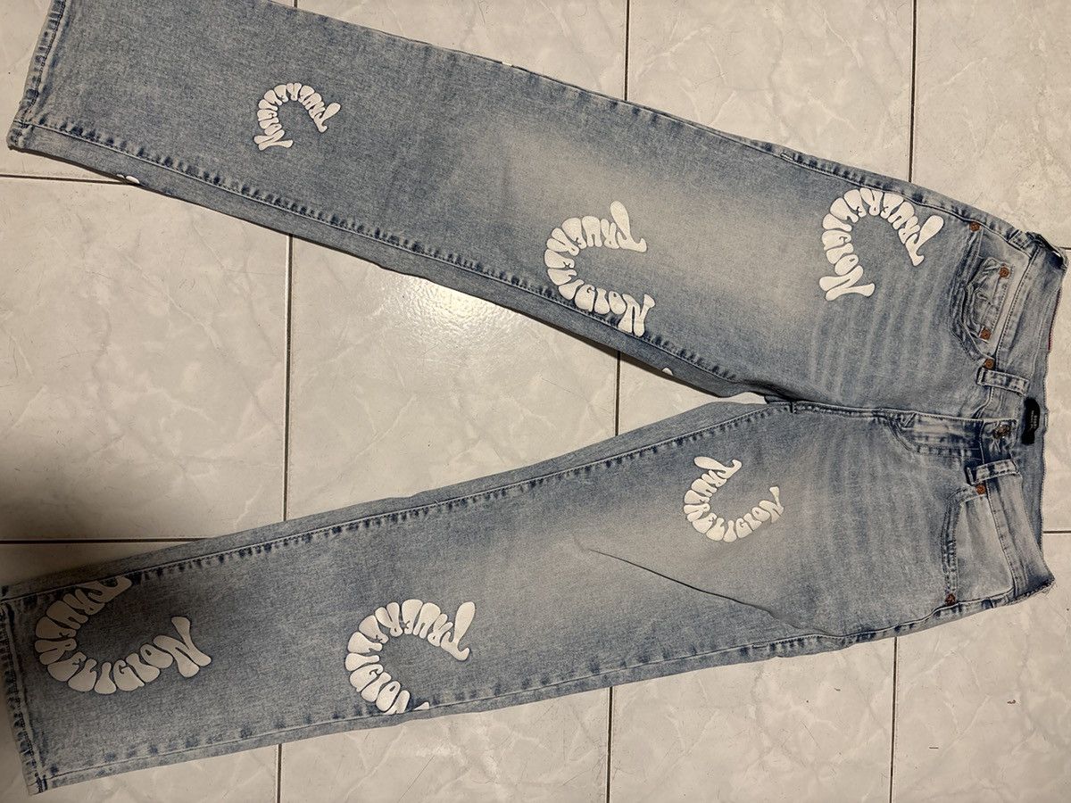 True Religion × Vintage True Religion puff print baggy jeans Size US 28 / EU 44 - 1 Thumbnail